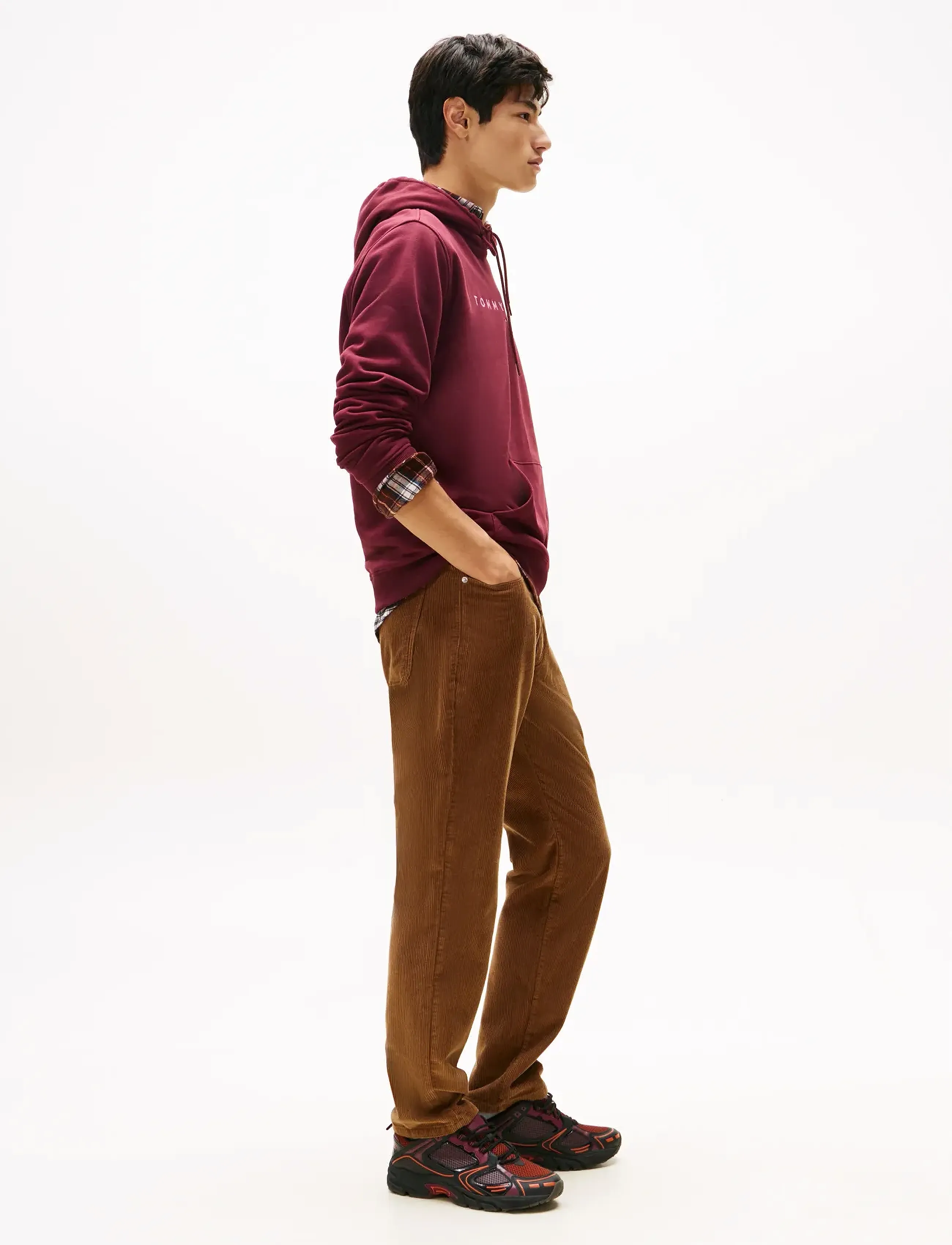 Tommy Jeans - TJM RYAN CORD CHINO - chino püksid - pecan nut - 2