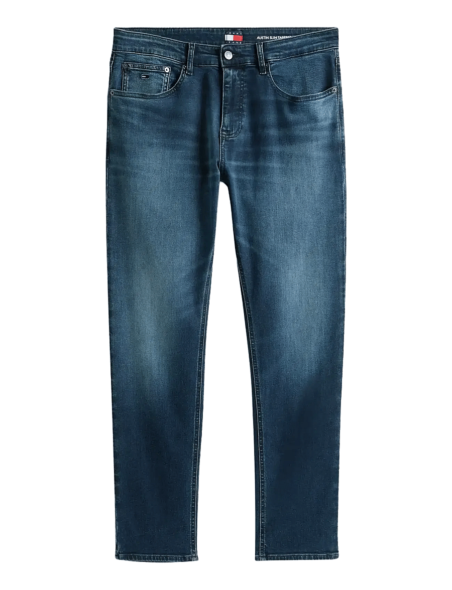 Tommy Jeans - AUSTIN SLIM TPRD DI1263 - slim-gallabuxur - denim dark - 1