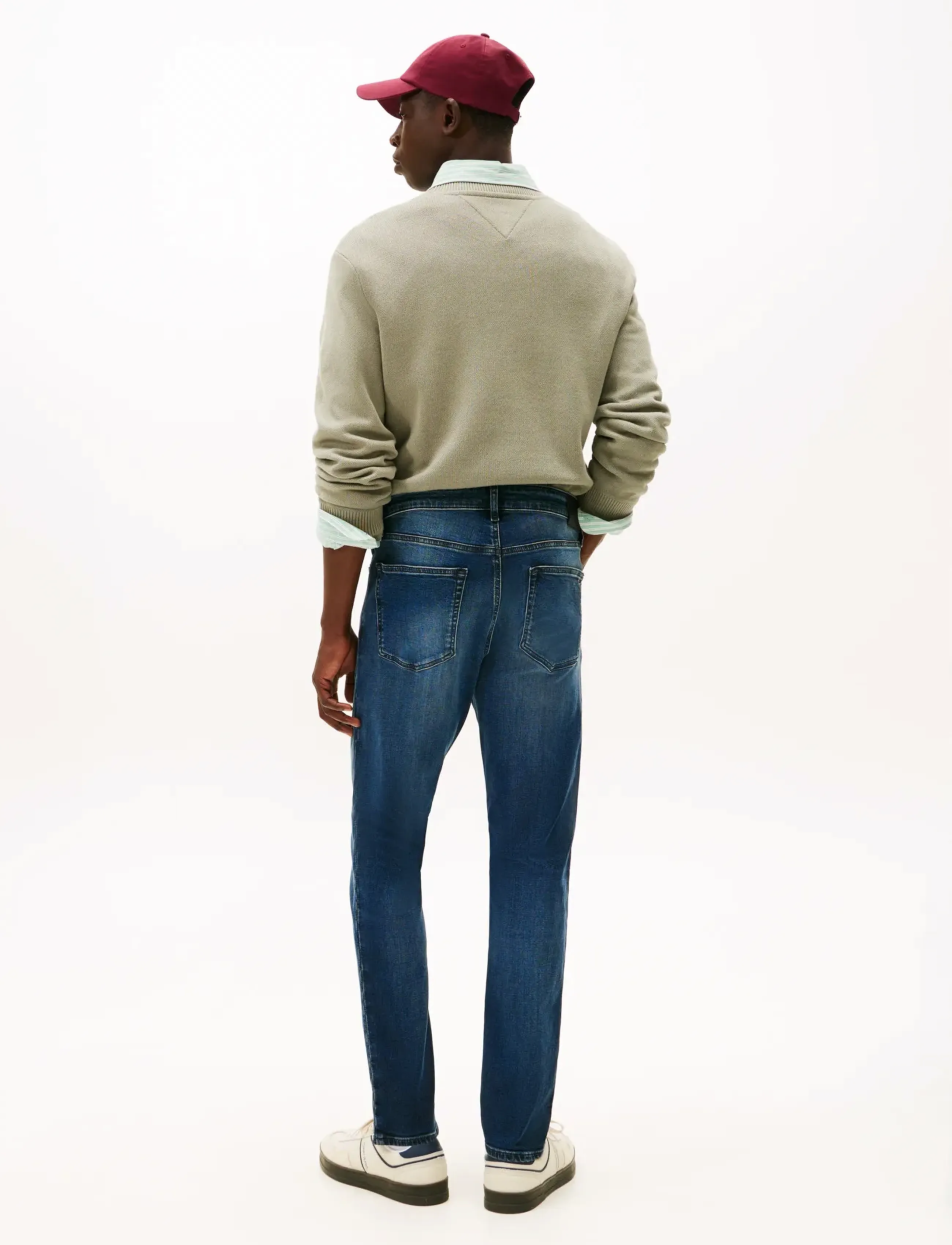 Tommy Jeans - AUSTIN SLIM TPRD DI1263 - slim-gallabuxur - denim dark - 5
