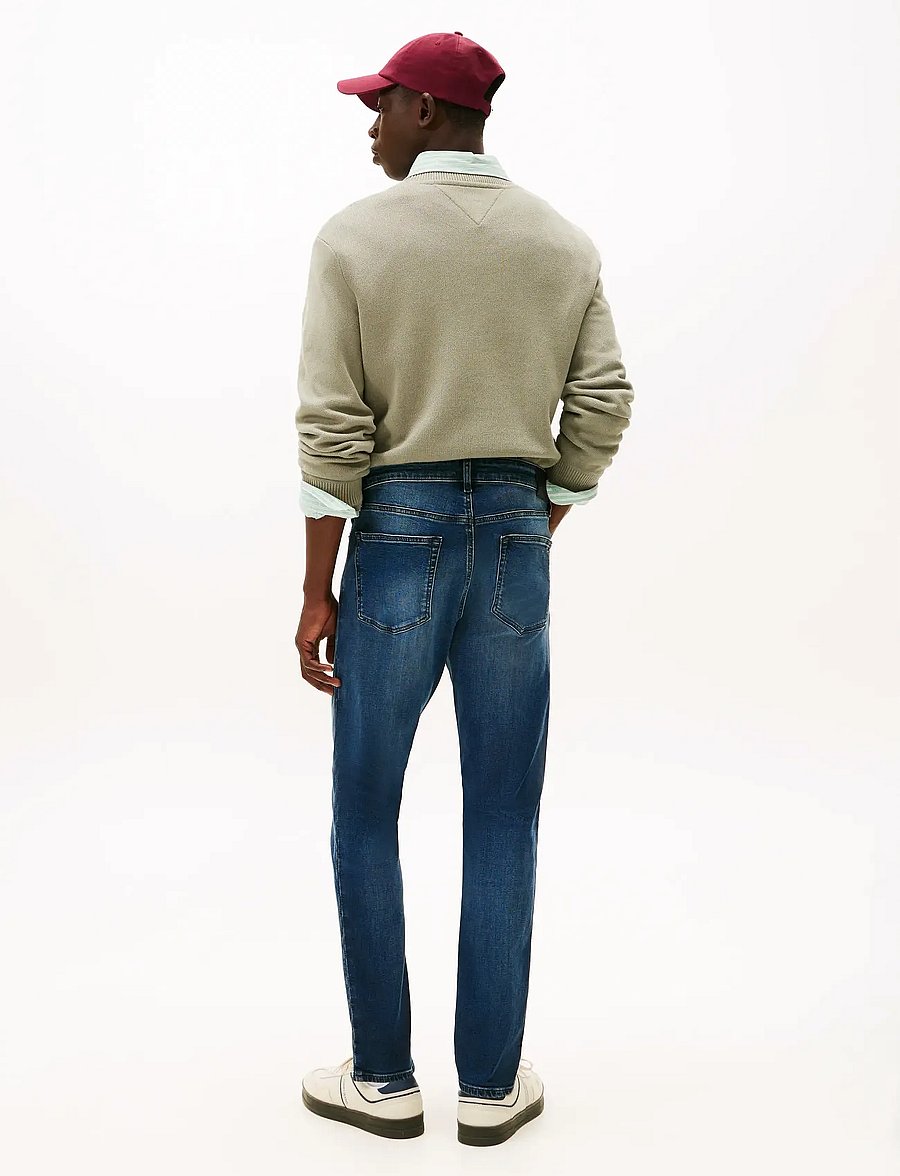 Tommy Jeans - AUSTIN SLIM TPRD DI1263 - slim-gallabuxur - denim dark - 5