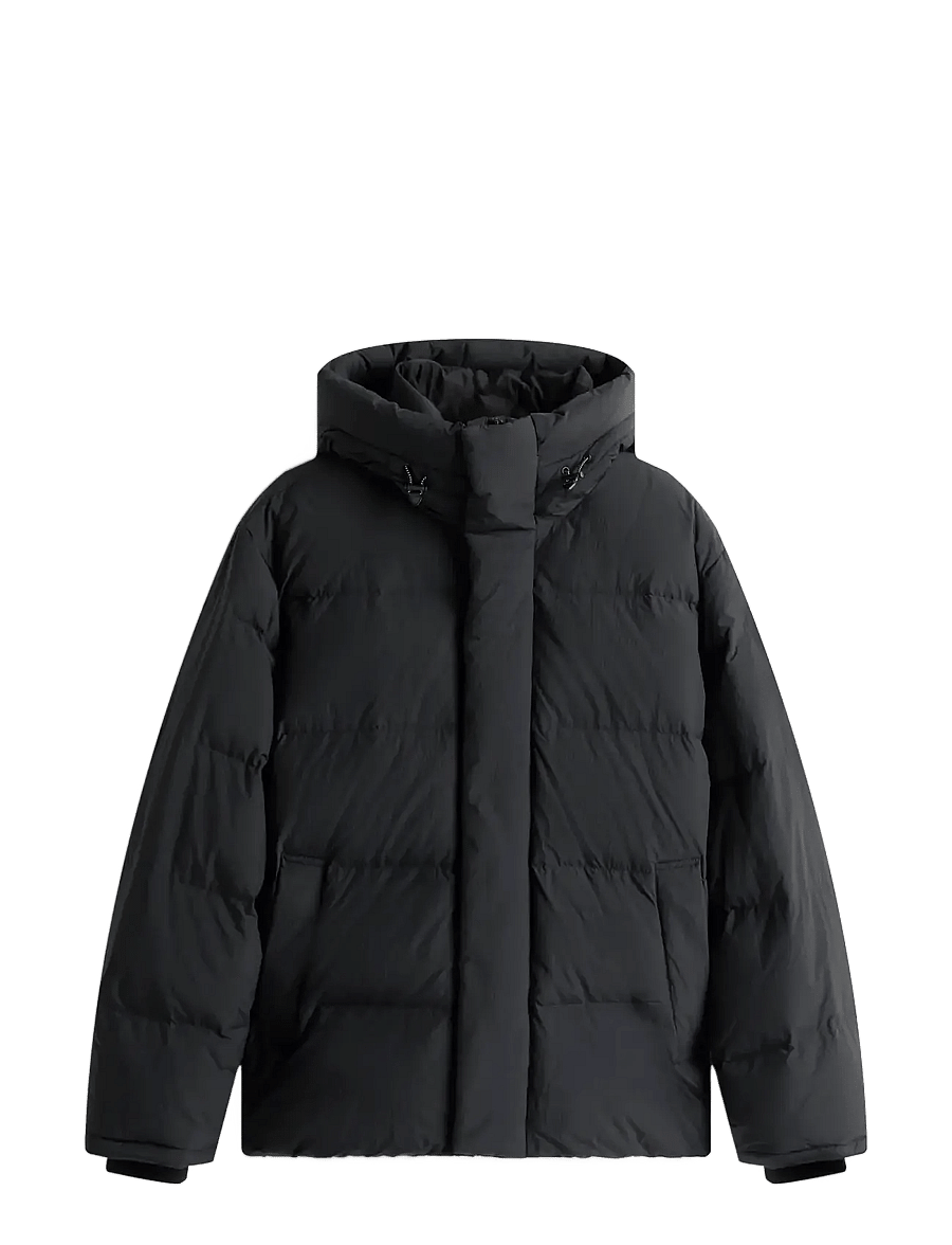 Tommy Jeans - TJM HOODED DOWN PUFFER - donsjassen - black - 1