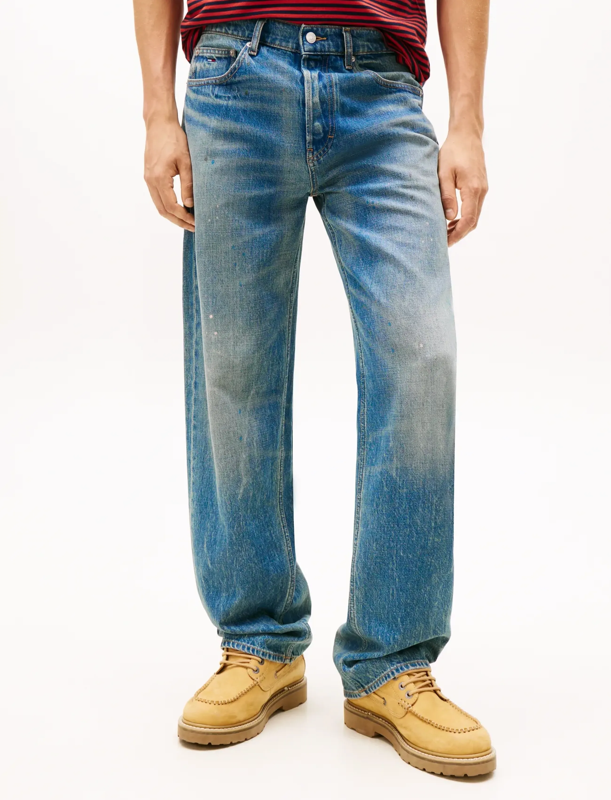 Tommy Jeans JAIMIE RLXD STR CBF EI2036 - Džinsi - DENIM MEDIUM / blue