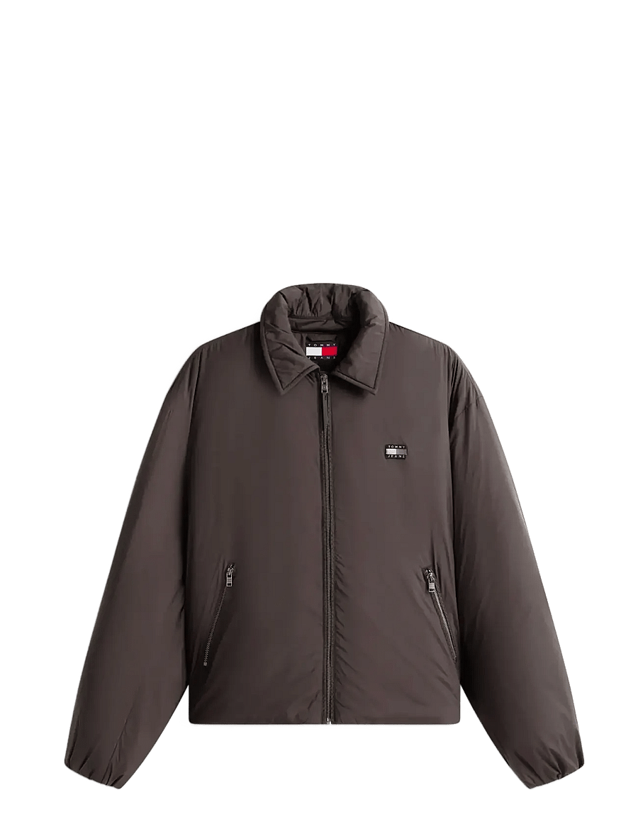 Tommy Jeans - TJM PADDED COLLAR JACKET - dūnu jakas - black - 1