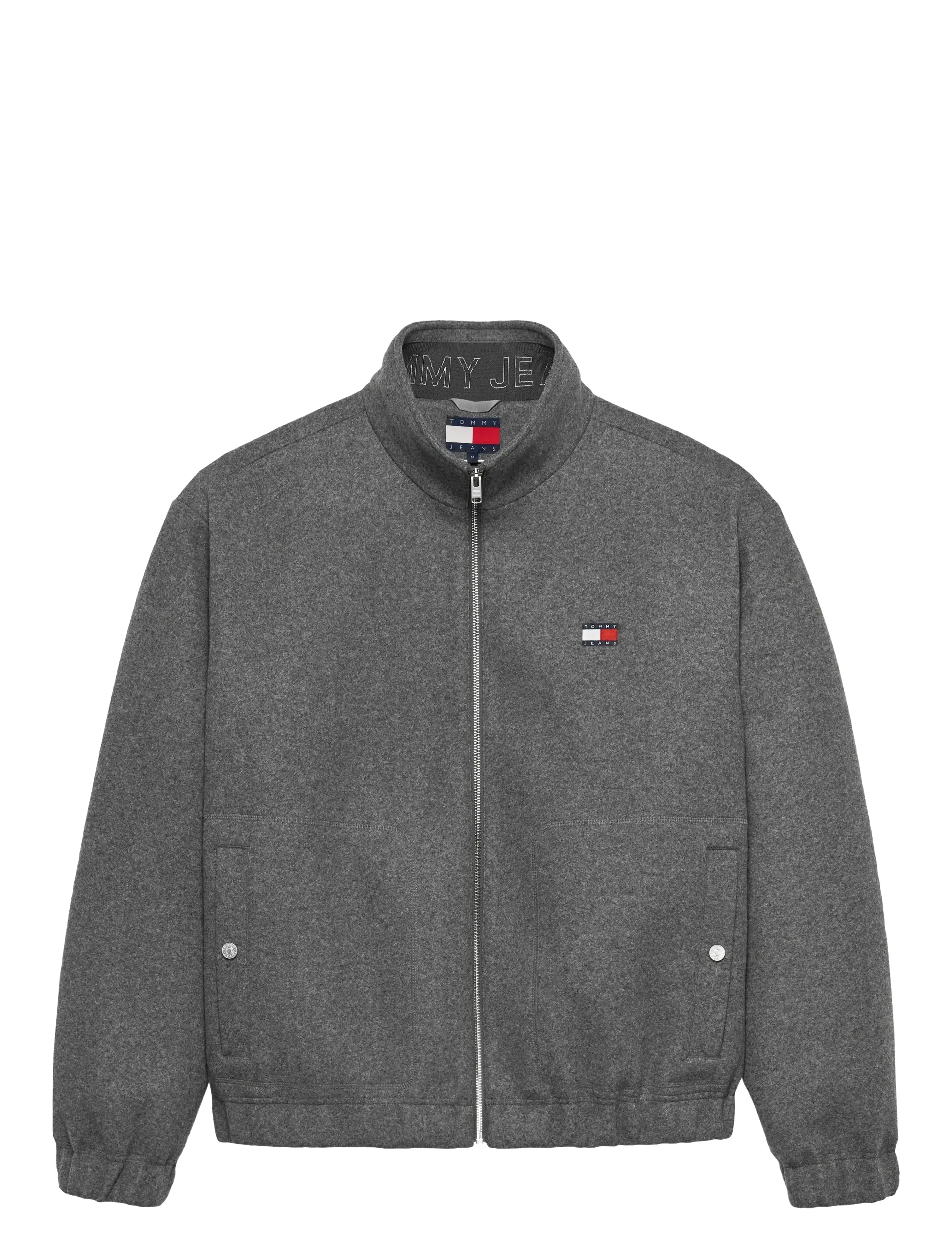 Tommy Jeans TJM ESSENTIAL WOOL PADDED JACKET - Vinterjakker - MID GREY HEATHER / grey