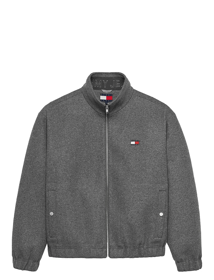 Tommy Jeans - TJM ESSENTIAL WOOL PADDED JACKET - jackets - mid grey heather - 1