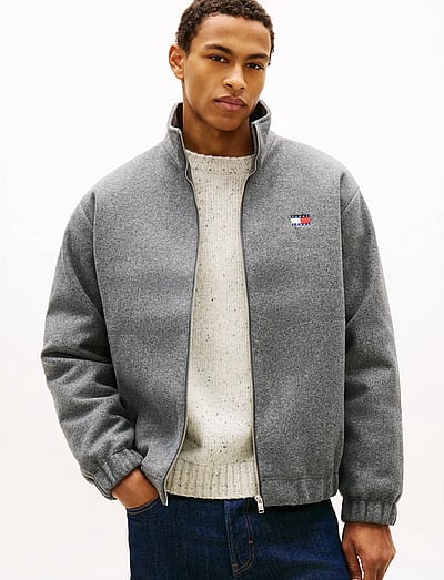 Tjm Essential Wool Padded Jacket - Uldjakker