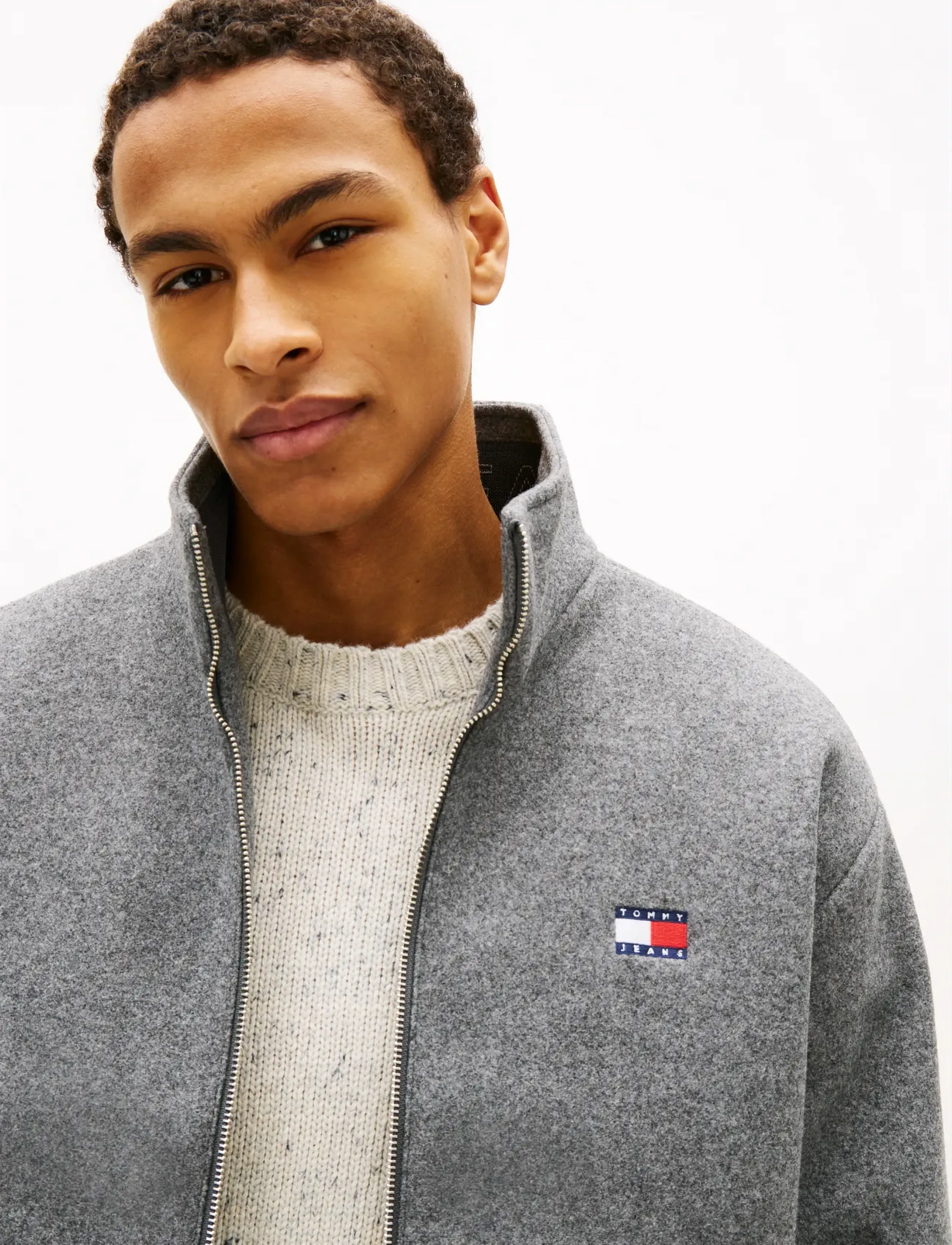Tommy Jeans - TJM ESSENTIAL WOOL PADDED JACKET - joped - mid grey heather - 5