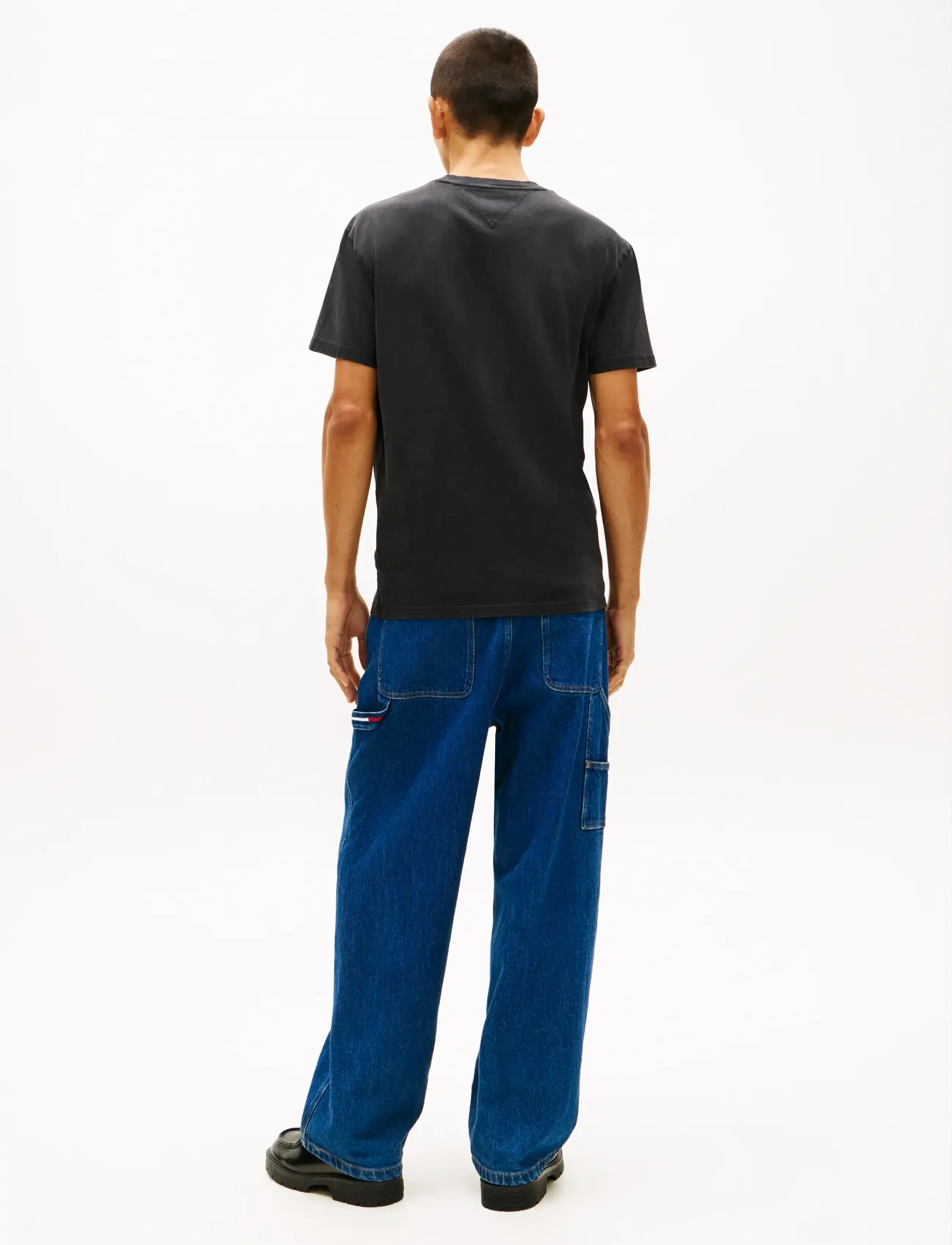Tommy Jeans - TJM REG TONAL FLAG SS TEE - lühikeste varrukatega t-särgid - black - 2