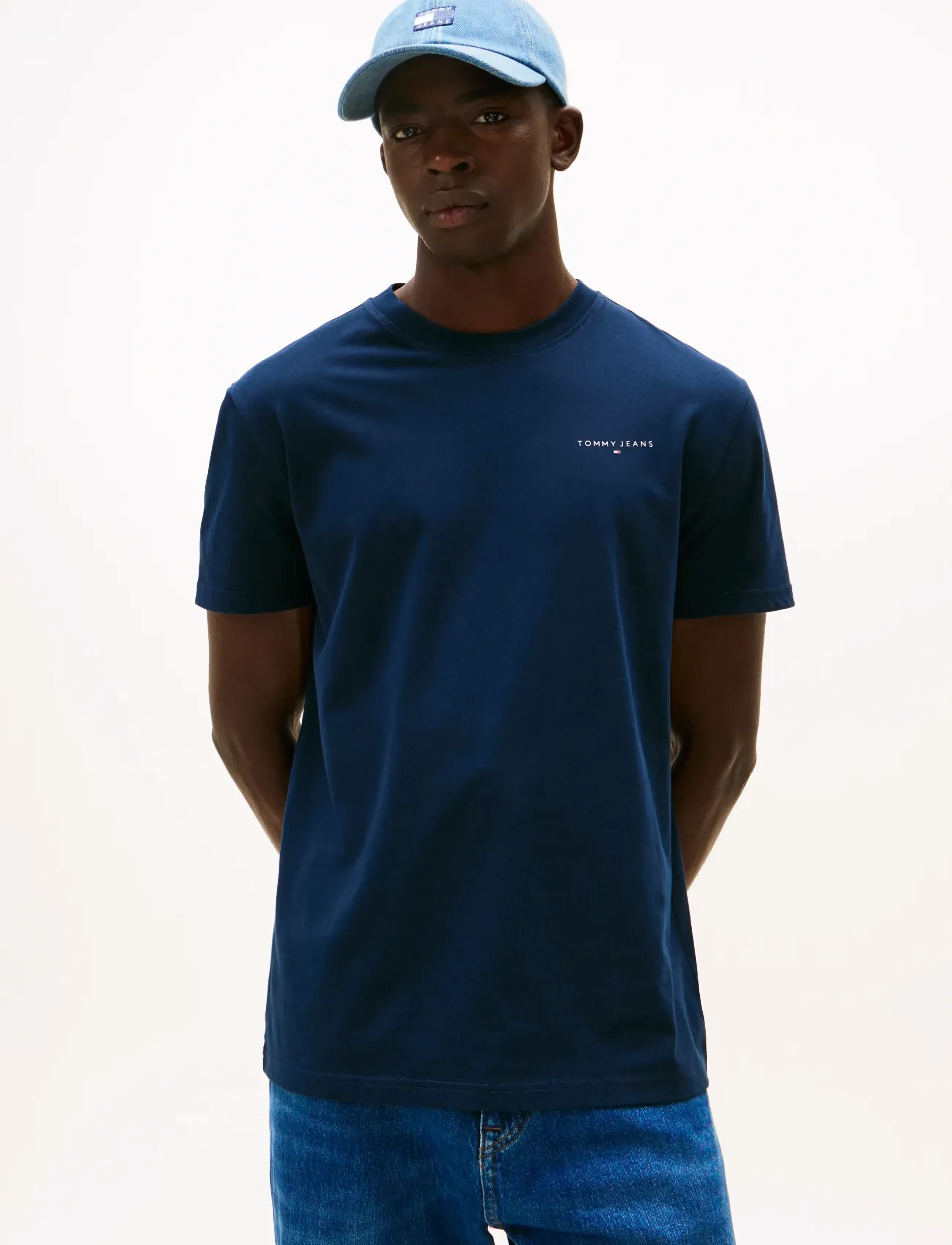Tommy Jeans TJM SLIM LINEAR SS TEE 2PACK EXT - Deals - BLACK   DARK NIGHT NAVY / navy