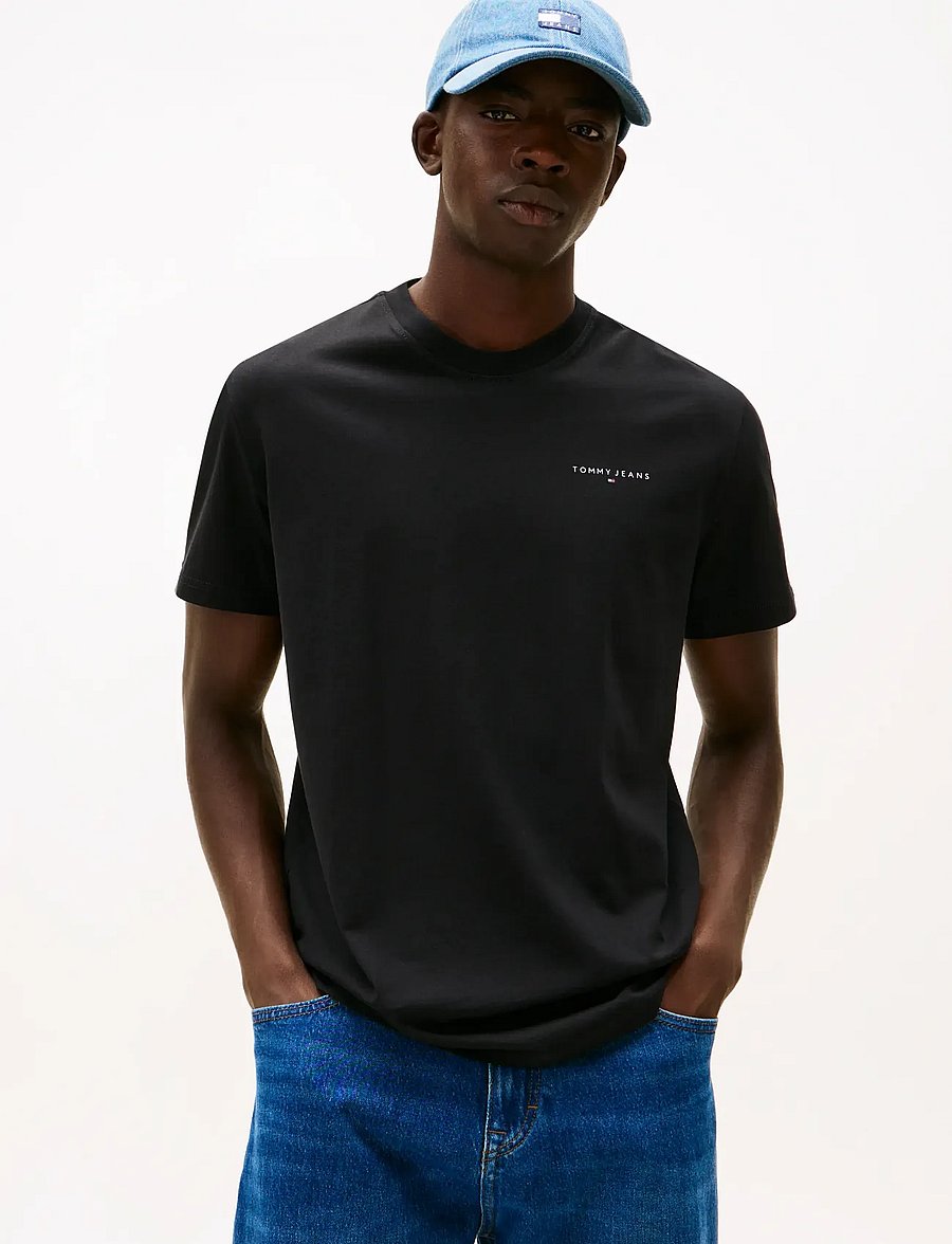 Tommy Jeans - TJM SLIM LINEAR SS TEE 2PACK EXT - t-paidat monipakkauksessa - black dark night navy - 5