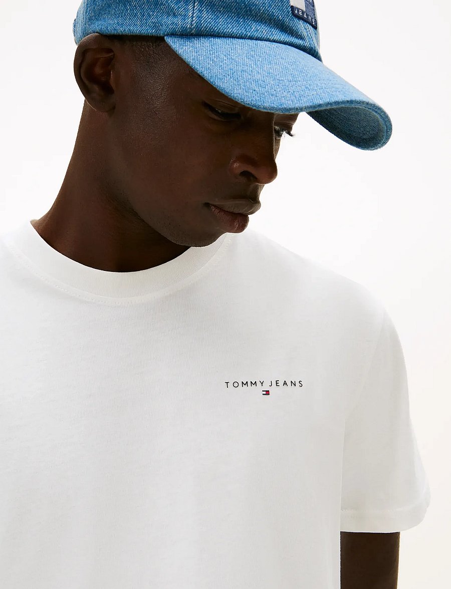 Tommy Jeans - TJM SLIM LINEAR SS TEE 2PACK EXT - t-paidat monipakkauksessa - ecru dark night navy - 5