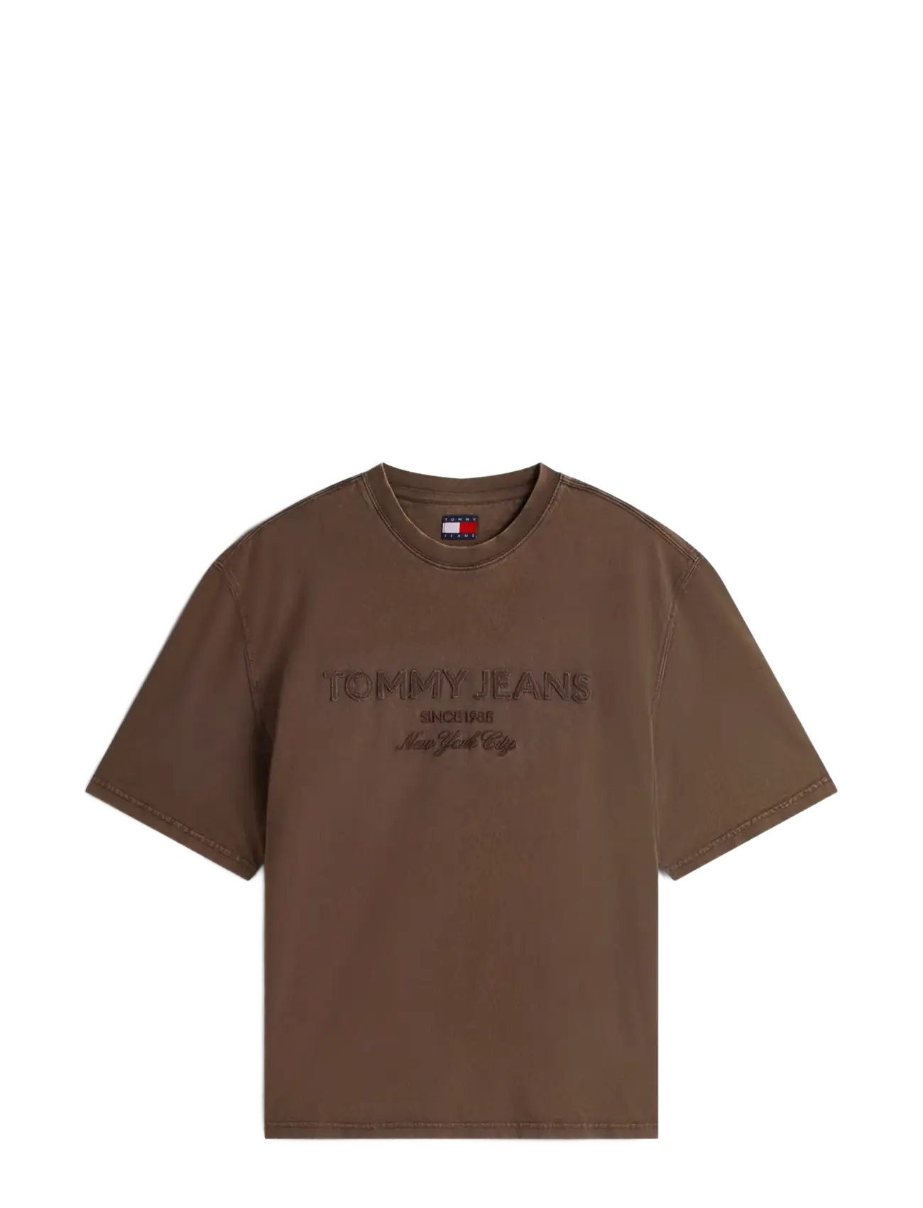 Tommy Jeans TJM 90S NEW CLASSICS SS TEE - Shoppa under 300kr - BLACK WALNUT / brown