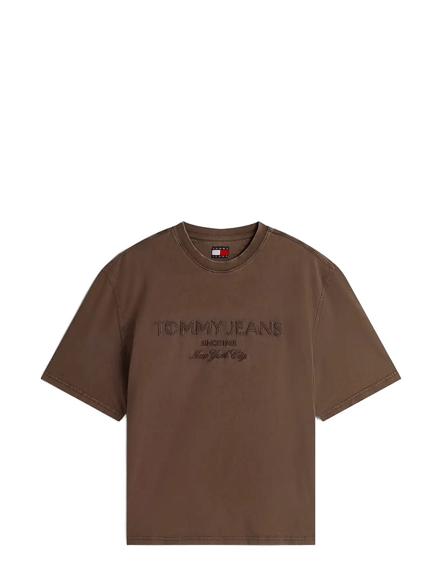 Tommy Jeans - TJM 90S NEW CLASSICS SS TEE - kurzärmelig - black walnut - 1