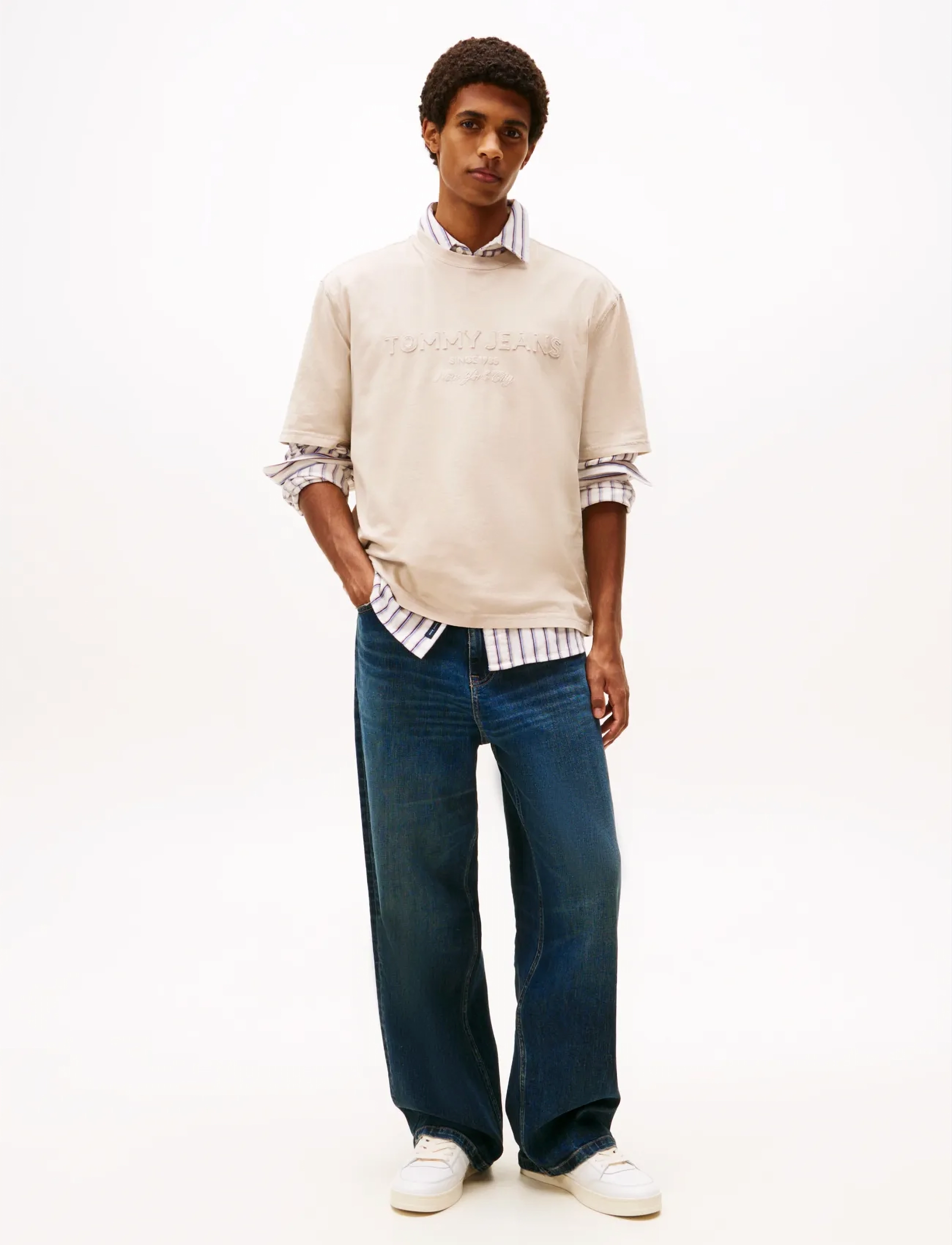 Tommy Jeans - TJM 90S NEW CLASSICS SS TEE - kurzärmelig - gulf sand - 2
