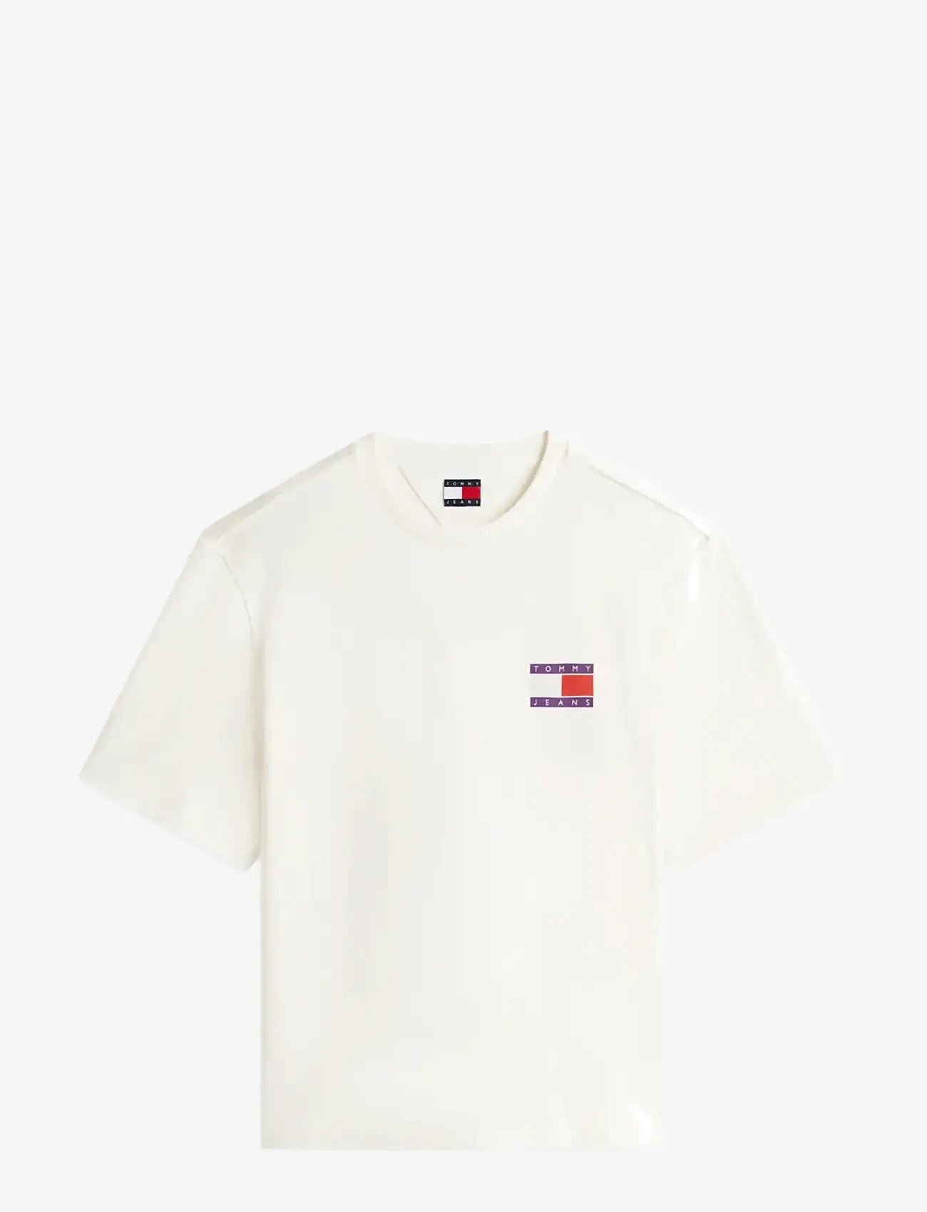 Tommy Jeans - TJM 90S PEAKS BACKPRINT SS TEE - kurzärmelig - ancient white - 1