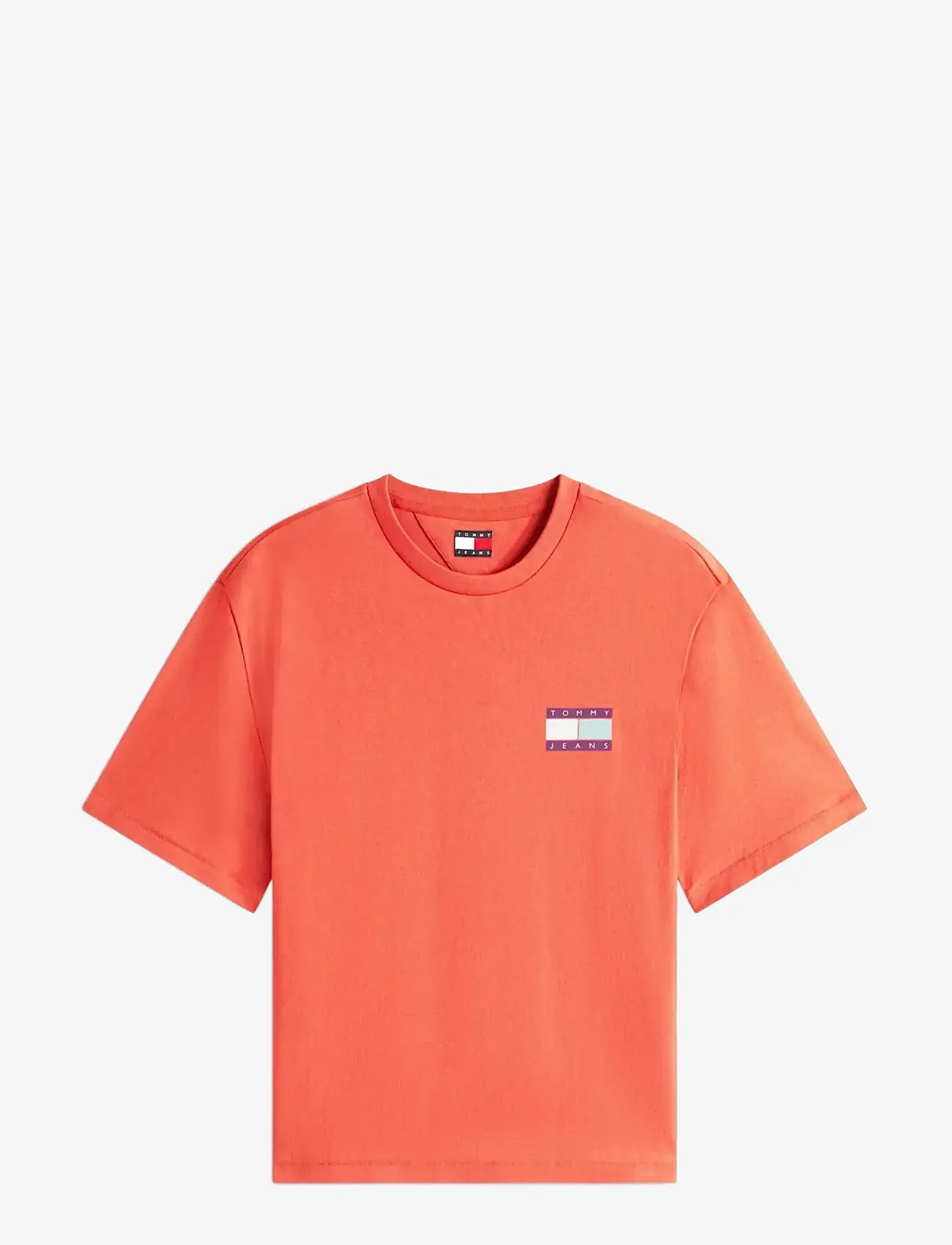 Tommy Jeans - TJM 90S PEAKS BACKPRINT SS TEE - lühikeste varrukatega t-särgid - terracotta red - 1