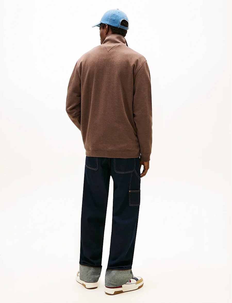 Tommy Jeans - TJM REG BADGE QZ EXT - dressipluusid - black walnut htr - 3