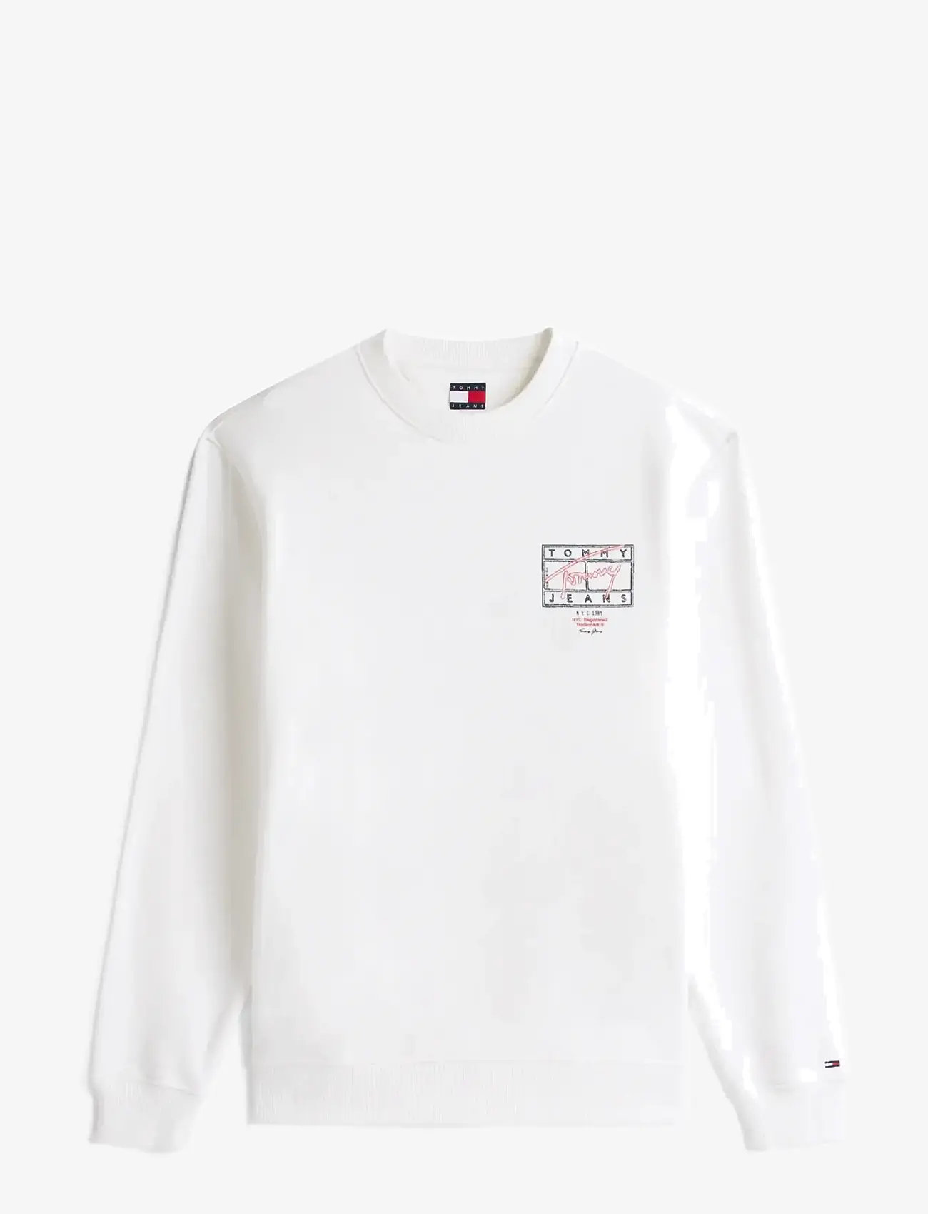 Tommy Jeans - TJM REG ENTRY DNA PLAY CREW EXT - osta stiili järgi - ecru - 1