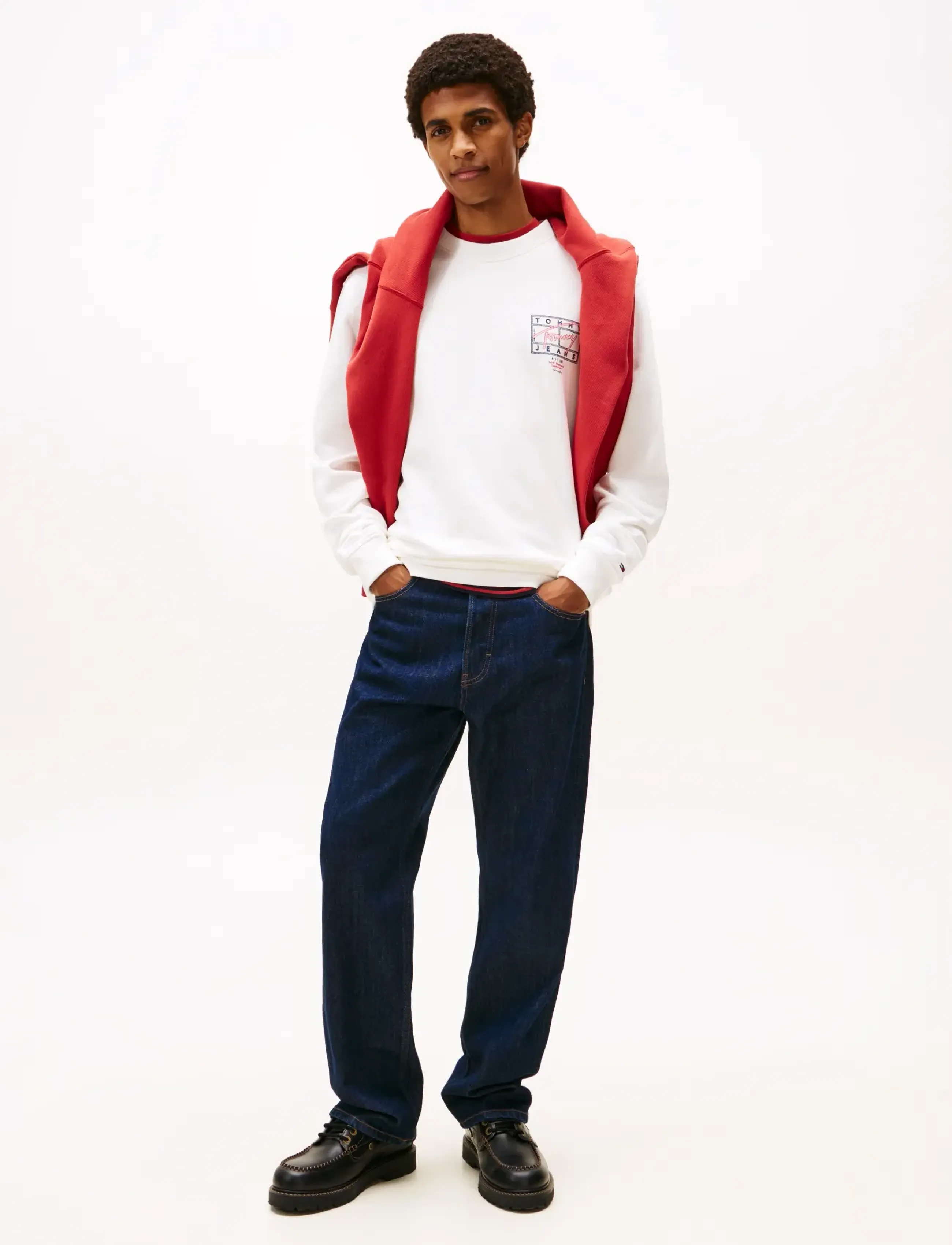 Tommy Jeans - TJM REG ENTRY DNA PLAY CREW EXT - nach stil kaufen - ecru - 2