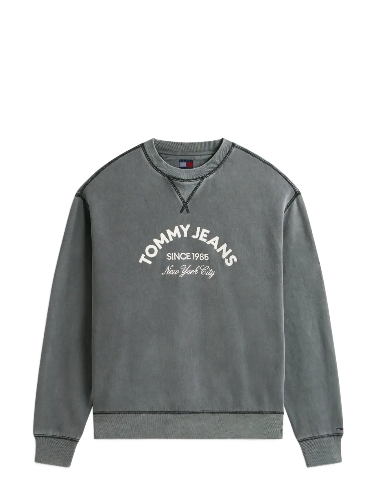 TOMMY JEANS Tjm Reg Gmd Applique Crew Schwarz - M - Herren
