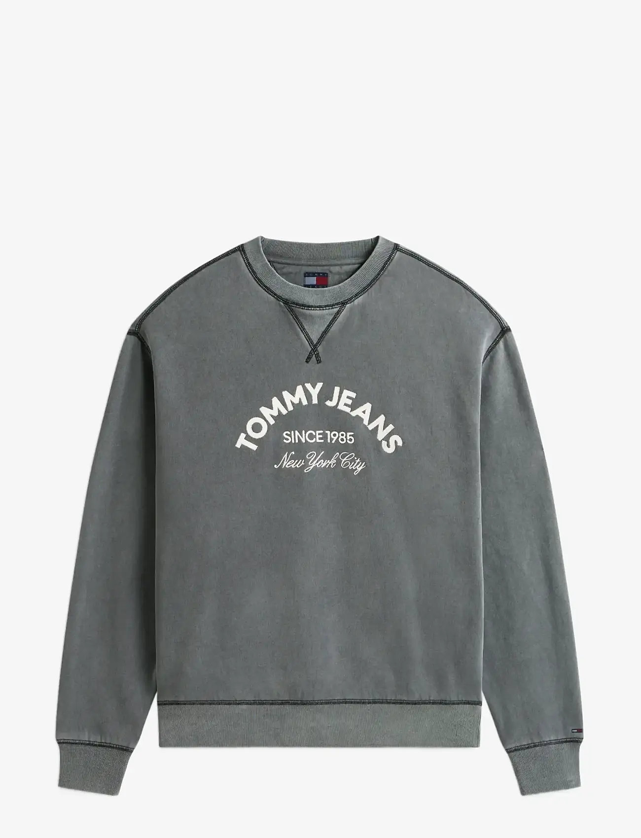 Tommy Jeans - TJM REG GMD APPLIQUE CREW - shop efter stil - black - 1