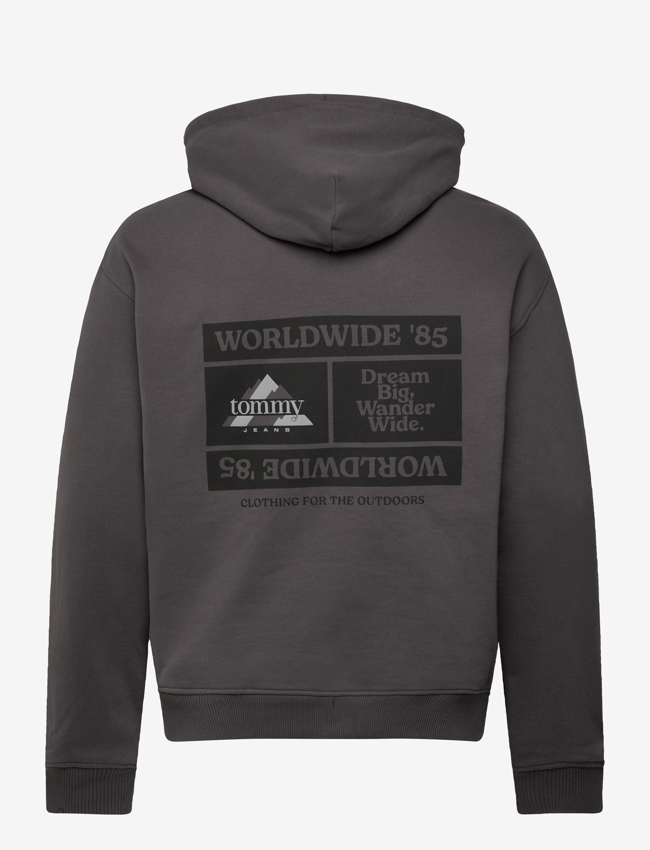 Tommy Jeans - TJM RLX DNA PLAY FZ - hoodies - washed black - 2