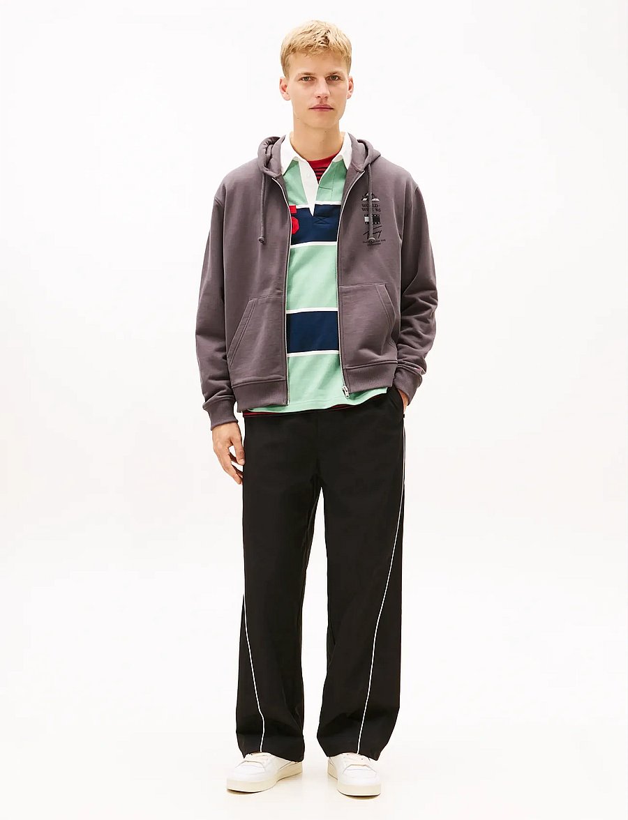 Tommy Jeans - TJM RLX DNA PLAY FZ - hoodies - washed black - 4