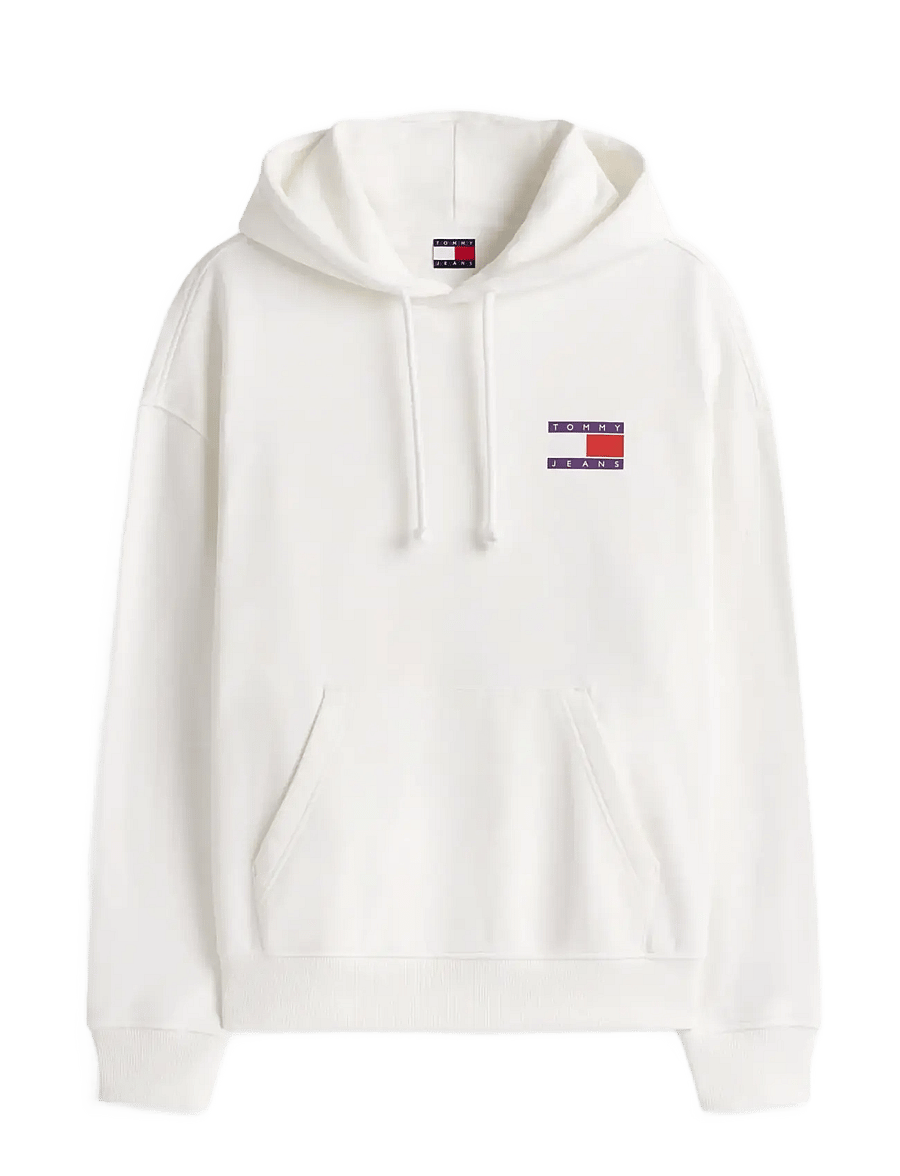 Tommy Jeans - TJM 90S DNA PLAY HOODIE - pirkt pēc stila - ecru - 1