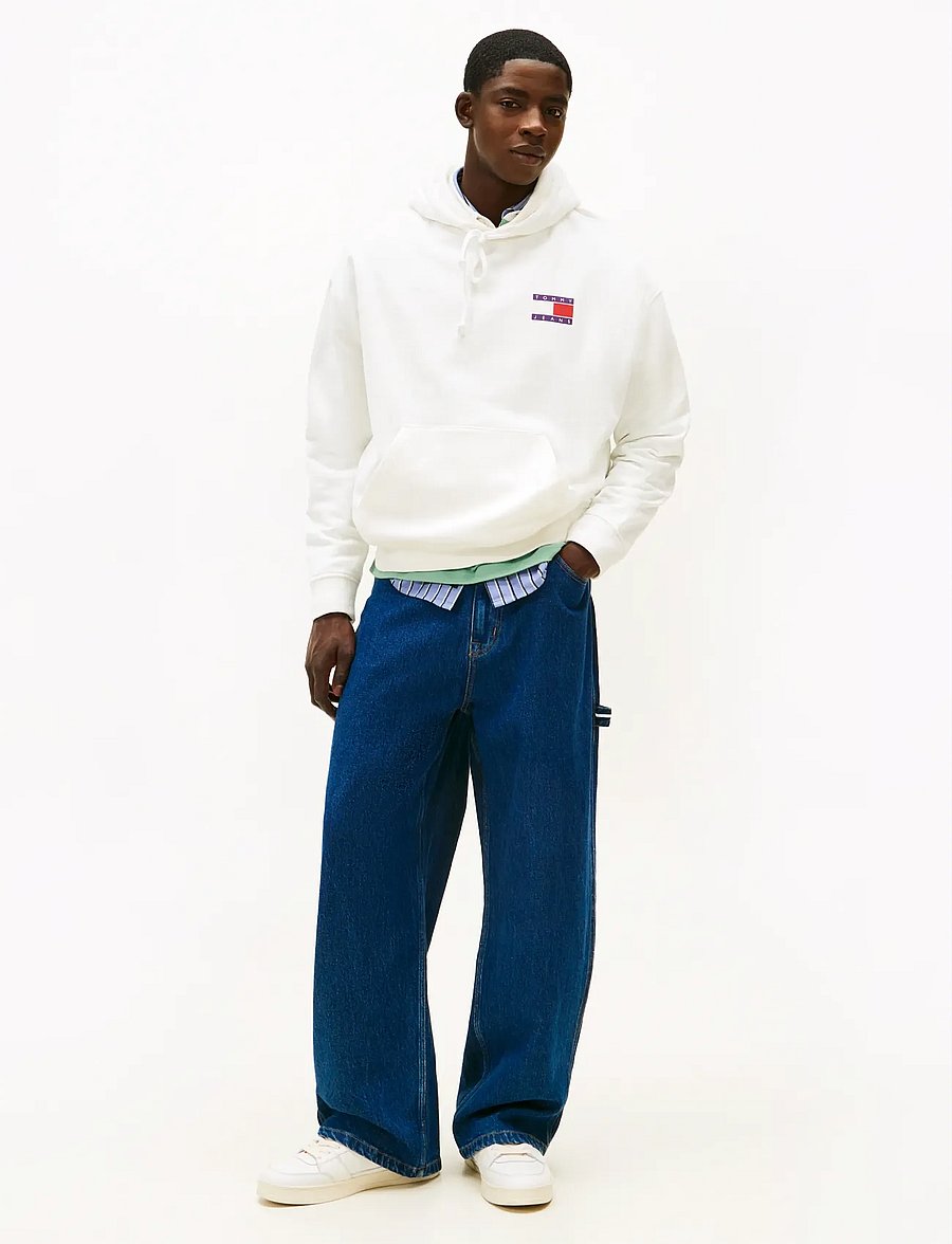 Tommy Jeans - TJM 90S DNA PLAY HOODIE - pirkt pēc stila - ecru - 3
