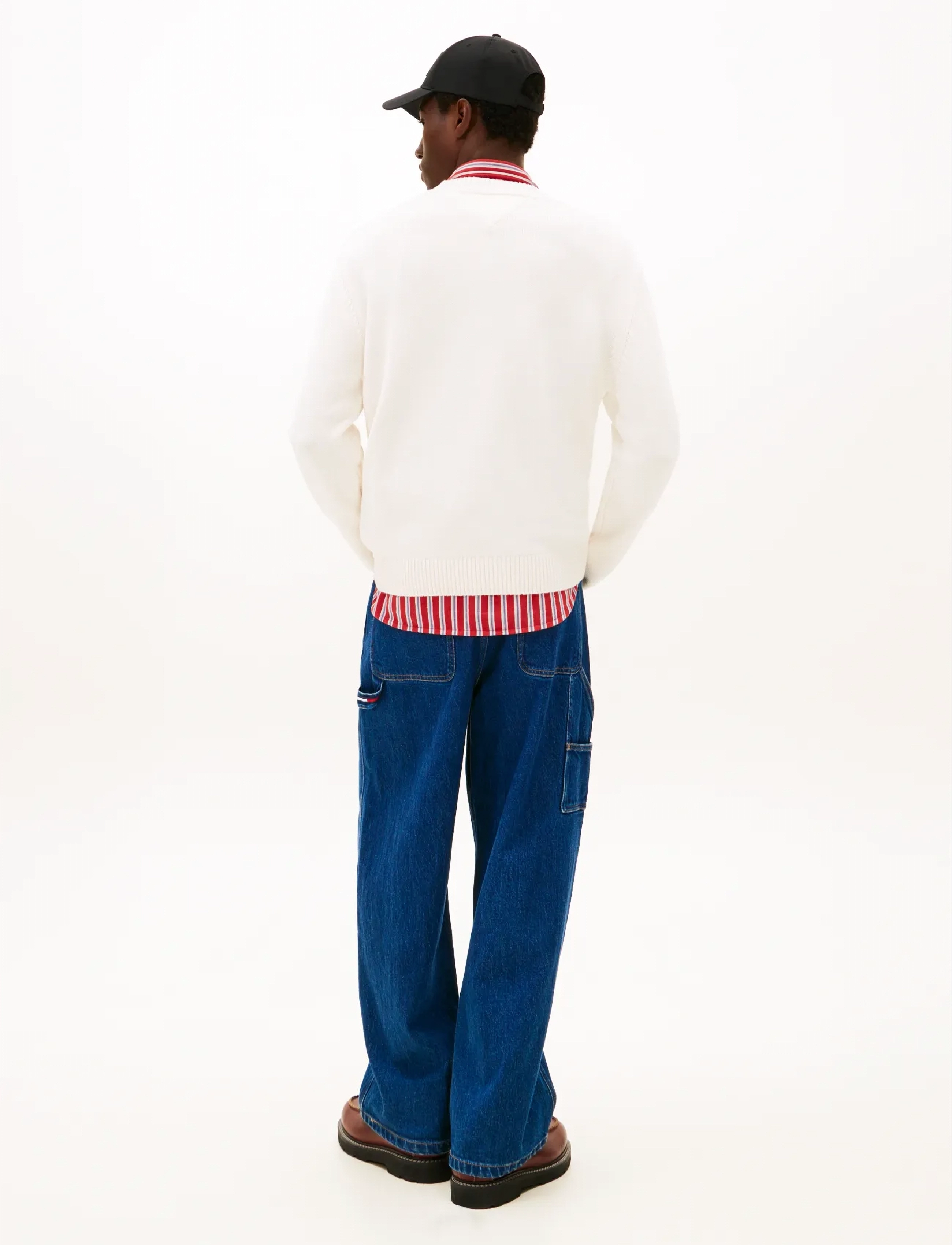 Tommy Jeans - TJM REG SIGNATURE SWEATER EXT - shop efter stil - ancient white - 3