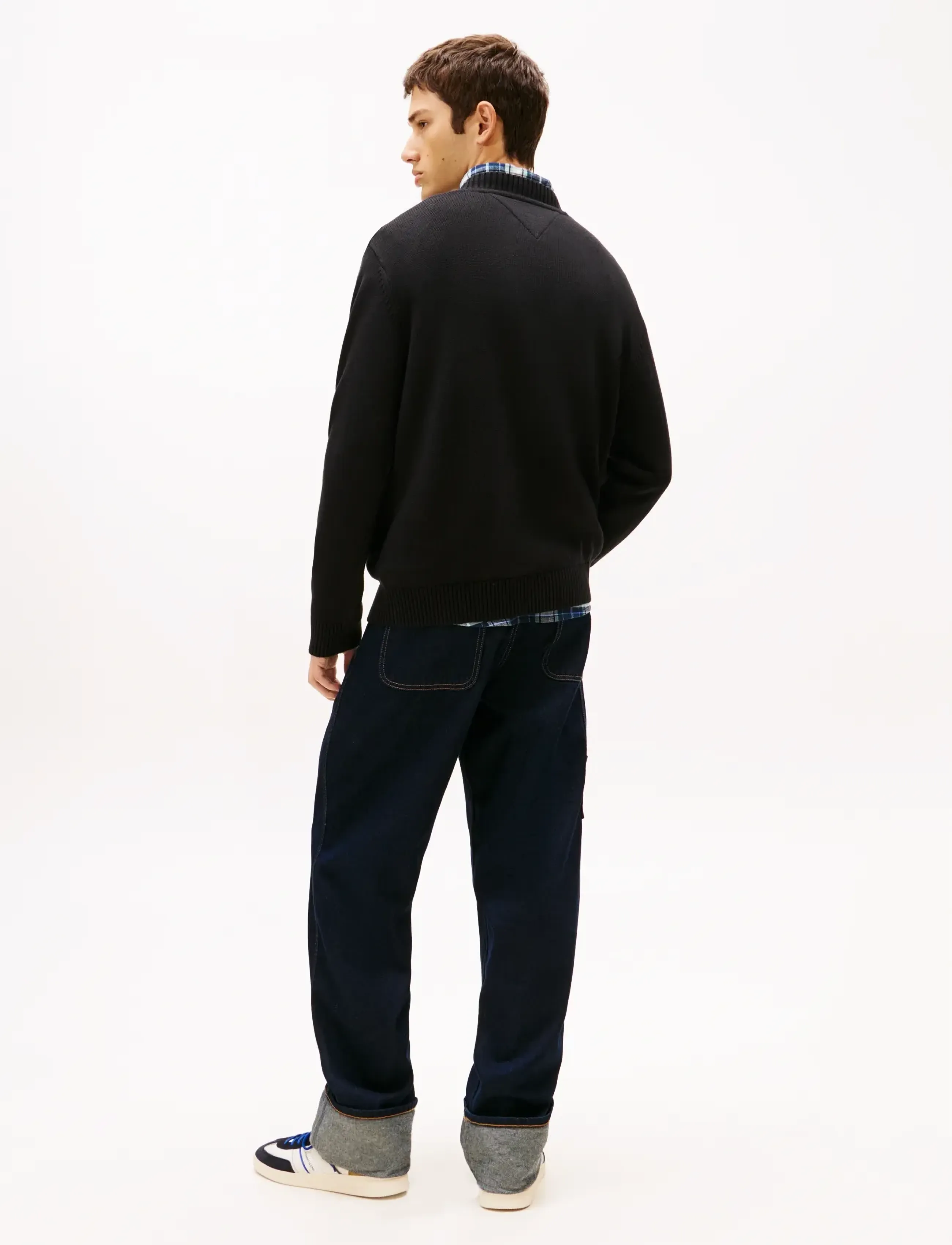 Tommy Jeans - TJM REG SIGNATURE SWEATER EXT - nach stil kaufen - black - 3