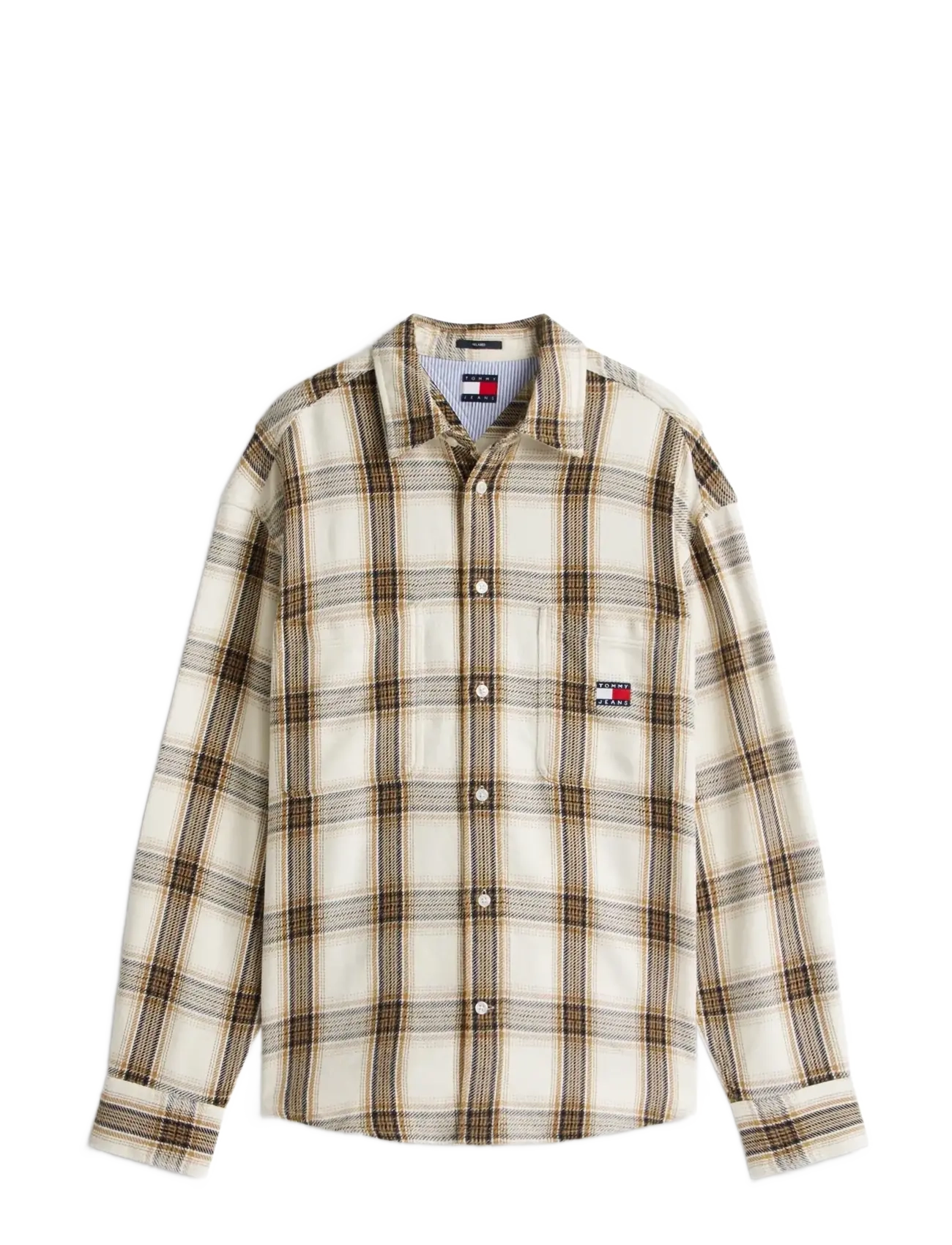 TJM RLX CHECK BRUSHED OS EXT - ANCIENT WHITE CHECK