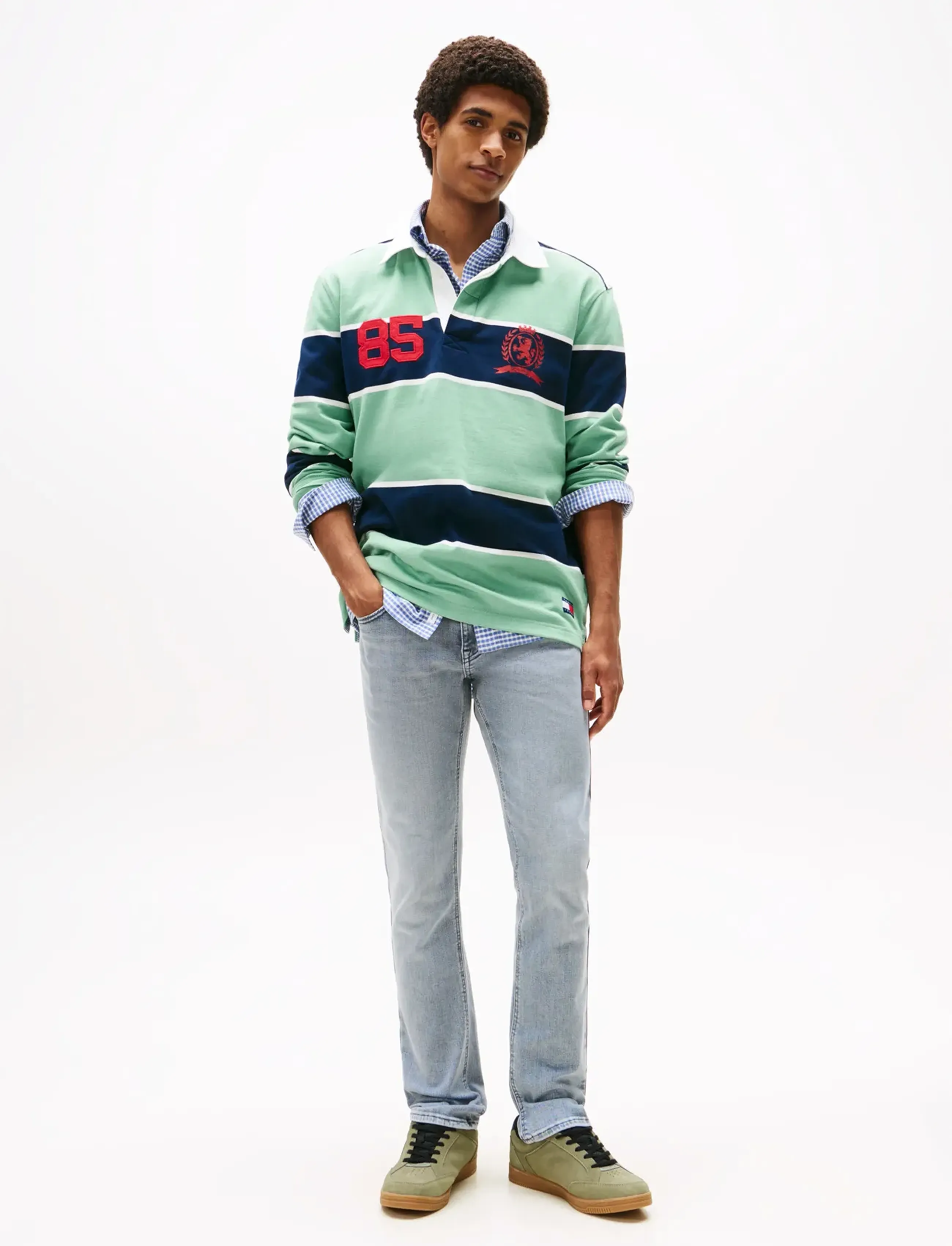 Tommy Jeans SCANTON SLIM DI1274 - Slim jeans - DENIM GREY / blue