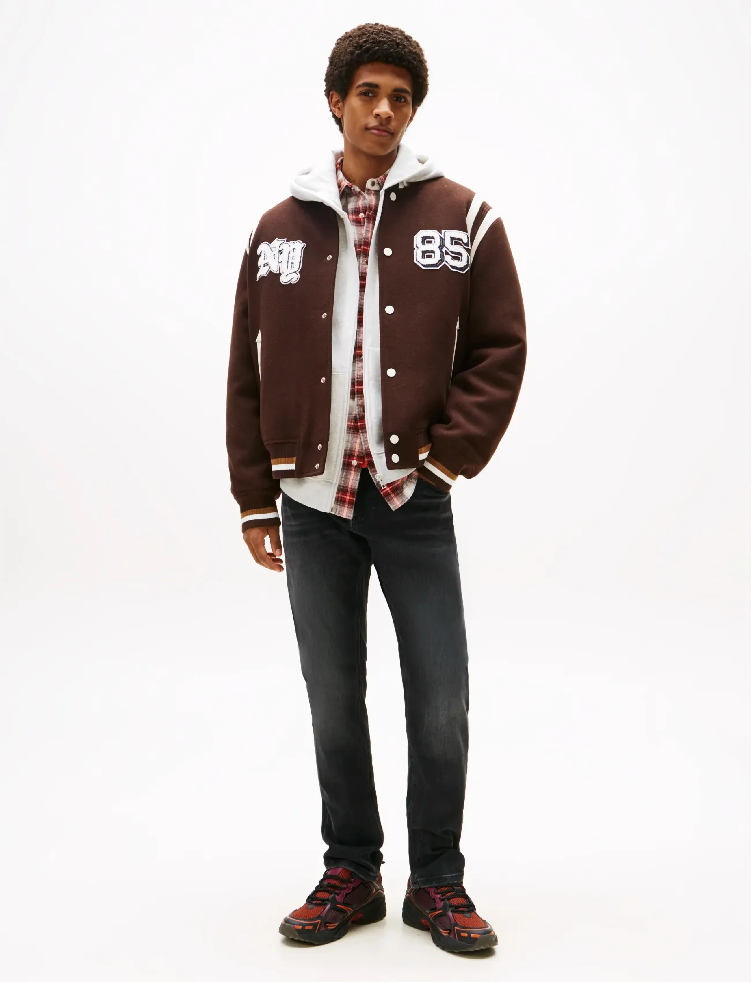 Tommy Jeans AUSTIN SLIM TPRD DI1286 - Jeans - DENIM BLACK / grey