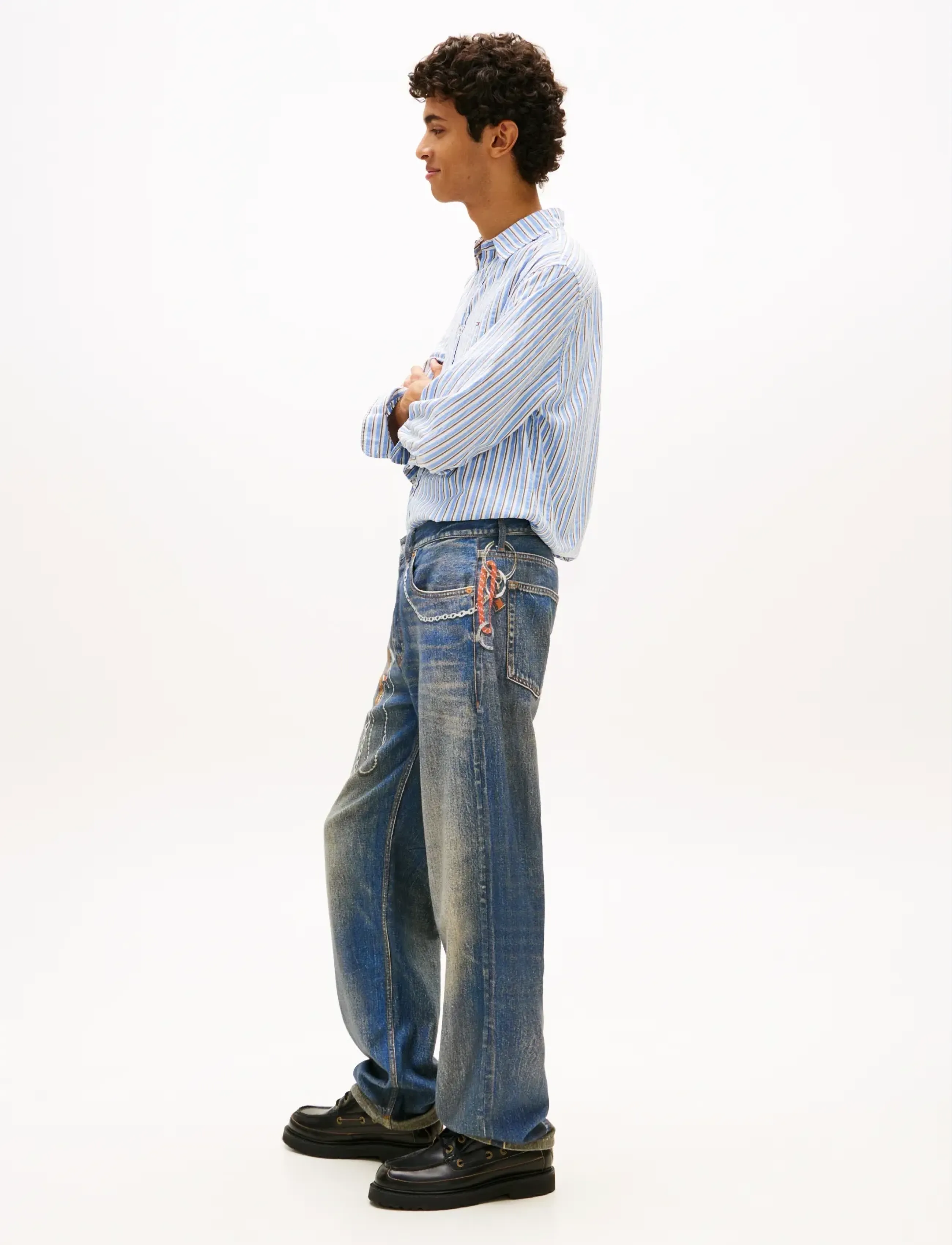 Tommy Jeans - JAIMIE RLXD STR CBF BJ2199 - loose jeans - denim dark - 4