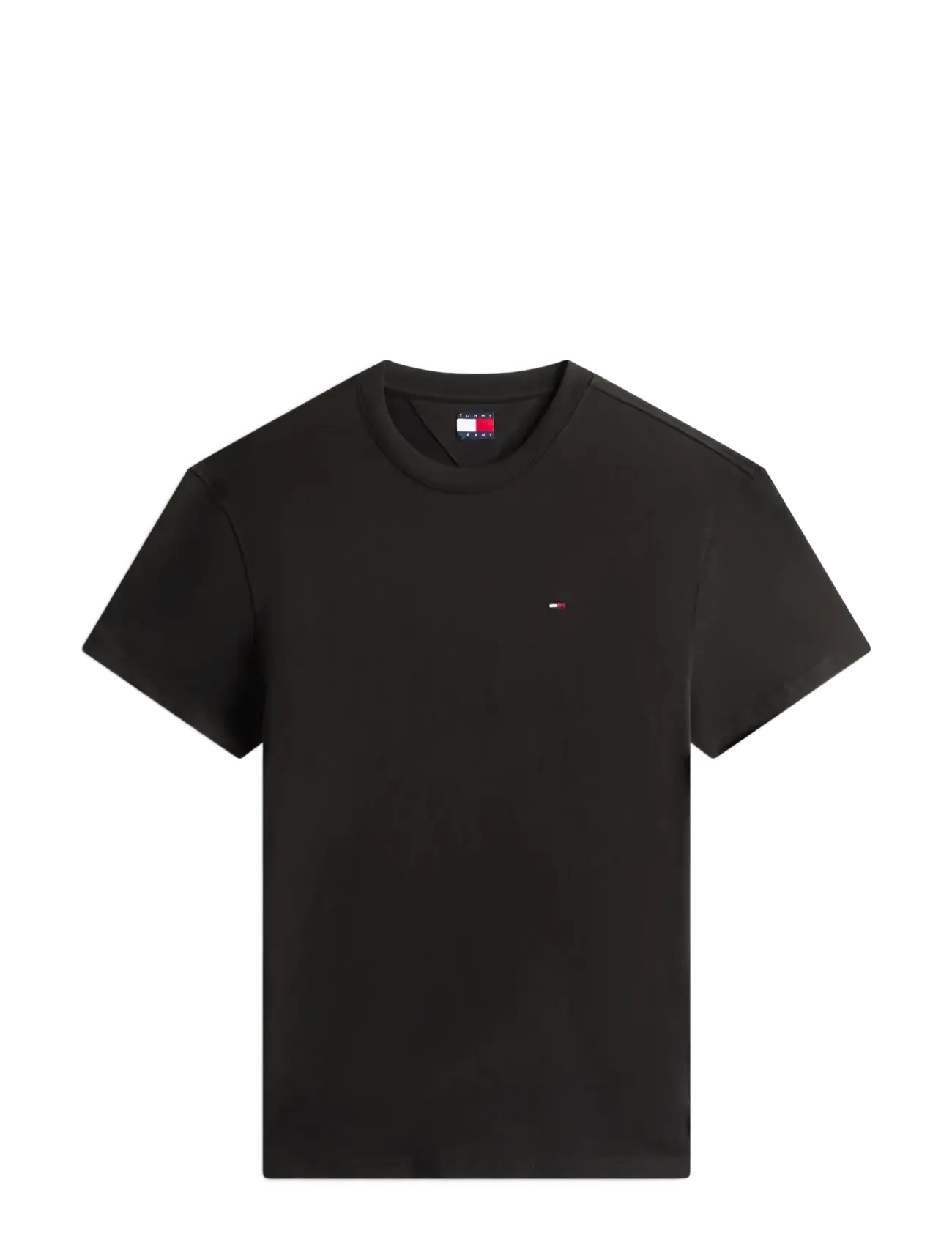 Tommy Jeans TJM REG SFLAG SS TEE EXT - Shop under 300kr - BLACK / black