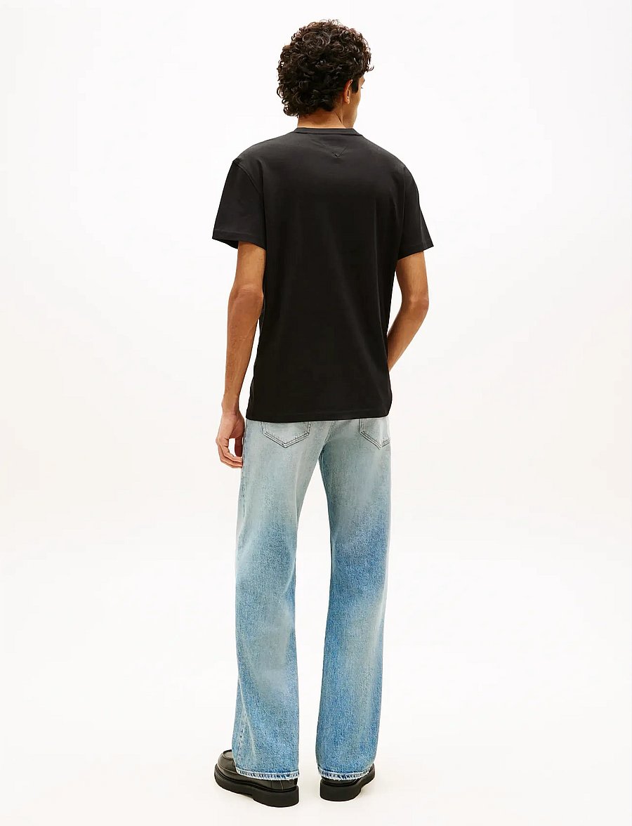 Tommy Jeans - TJM REG SFLAG SS TEE EXT - lühikeste varrukatega t-särgid - black - 2