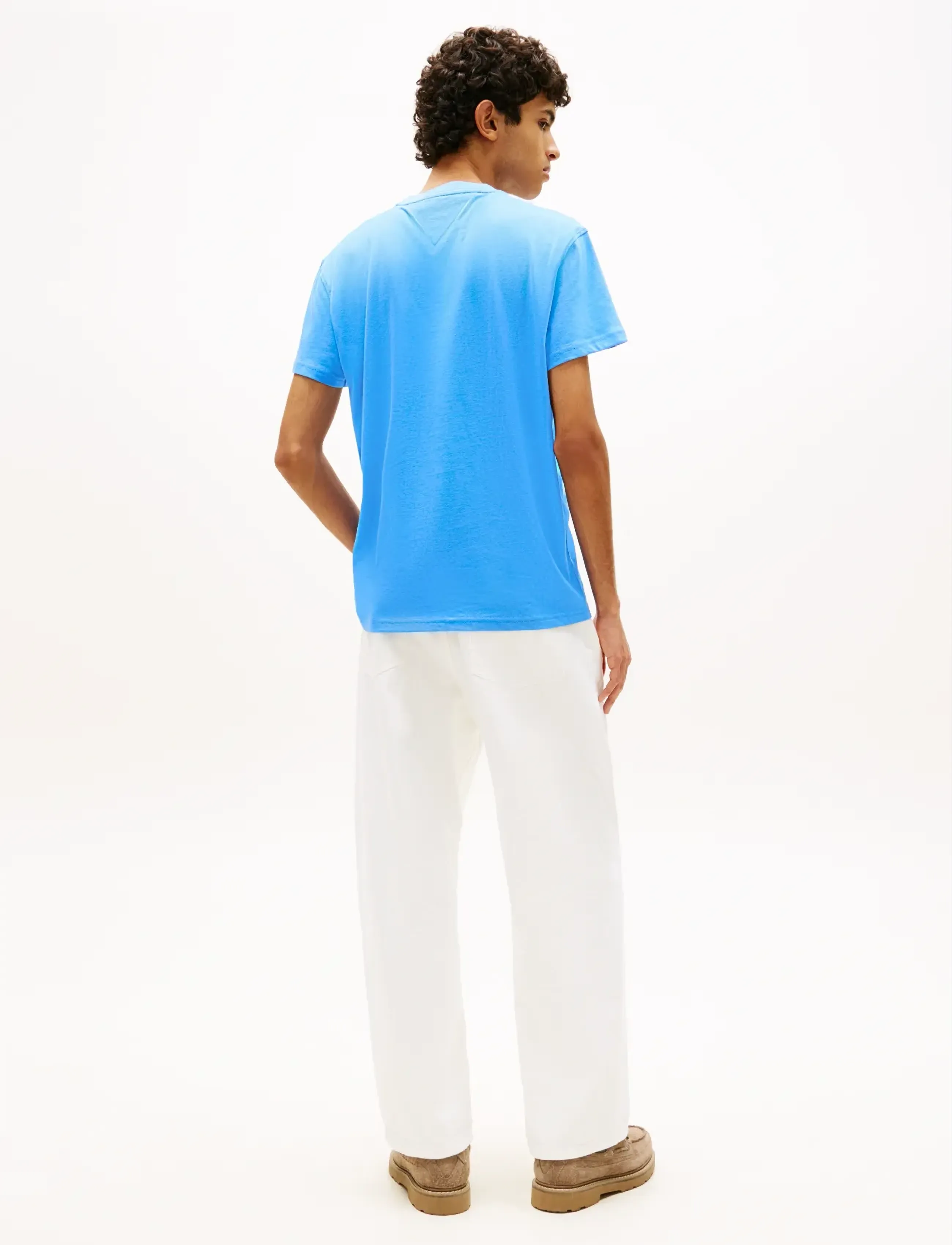 Tommy Jeans - TJM REG SFLAG SS TEE EXT - kortærmede t-shirts - blue twilight - 2