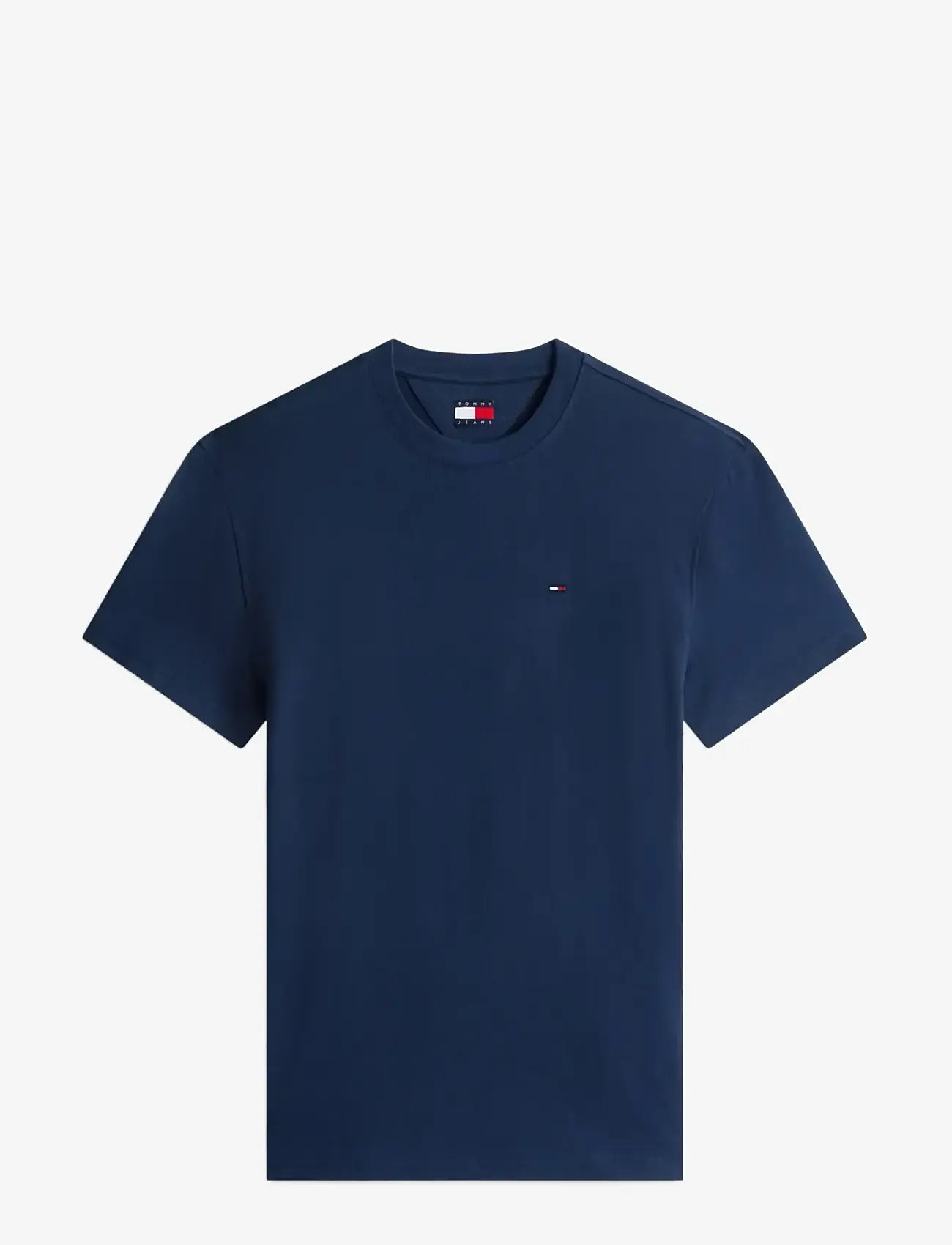 Tommy Jeans - TJM REG SFLAG SS TEE EXT - kortærmede t-shirts - dark blue - 1
