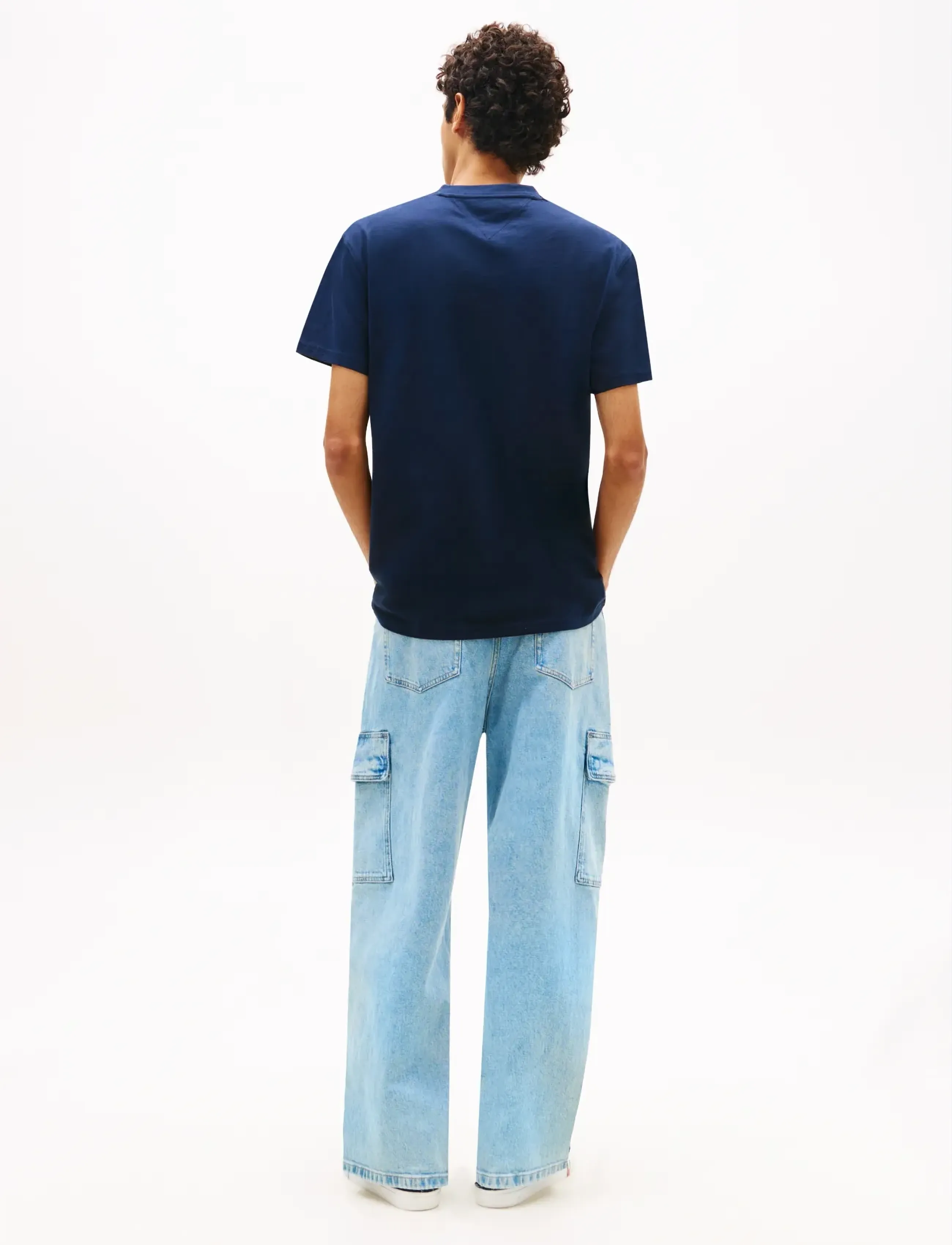 Tommy Jeans - TJM REG SFLAG SS TEE EXT - kurzärmelig - dark blue - 2