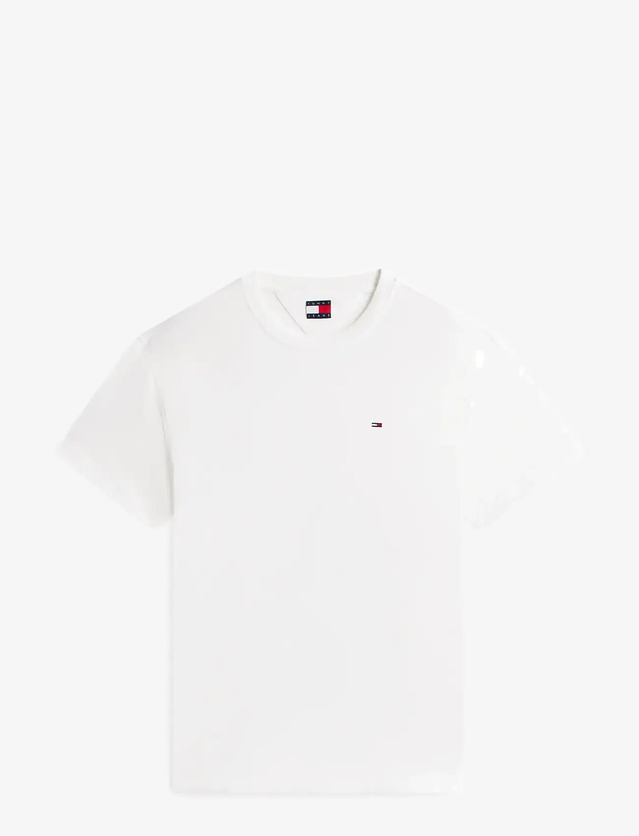Tommy Jeans - TJM REG SFLAG SS TEE EXT - kurzärmelig - ecru - 1