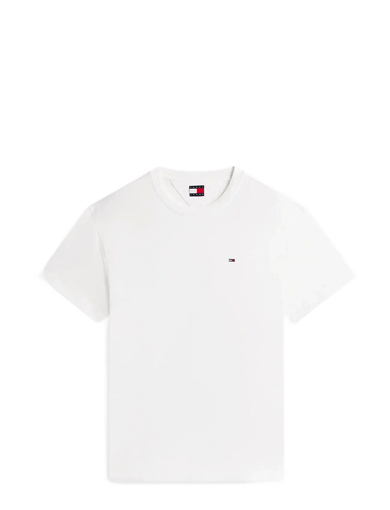 Tommy Jeans - TJM REG SFLAG SS TEE EXT - kurzärmelig - ecru - 1