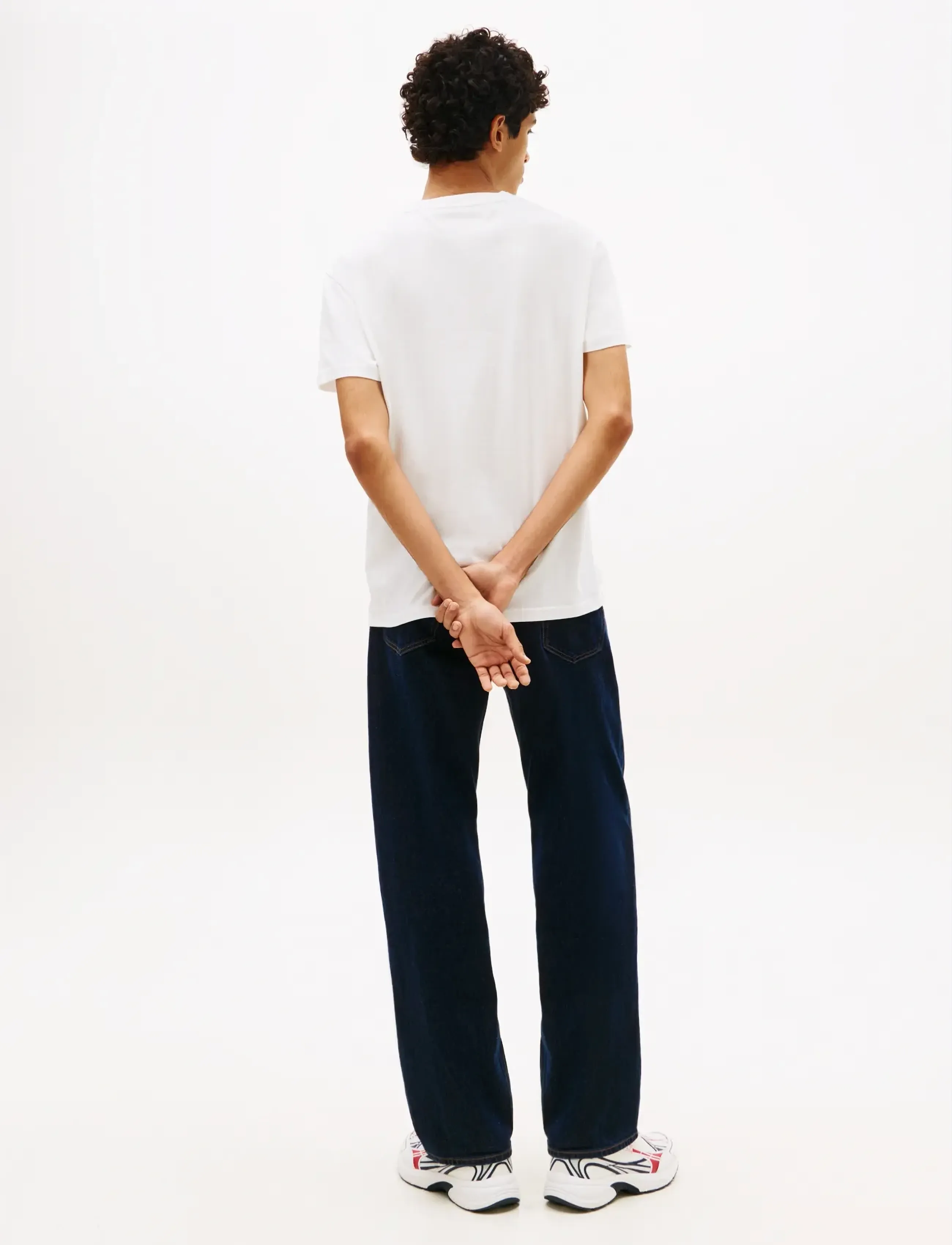 Tommy Jeans - TJM REG SFLAG SS TEE EXT - short-sleeved t-shirts - ecru - 2