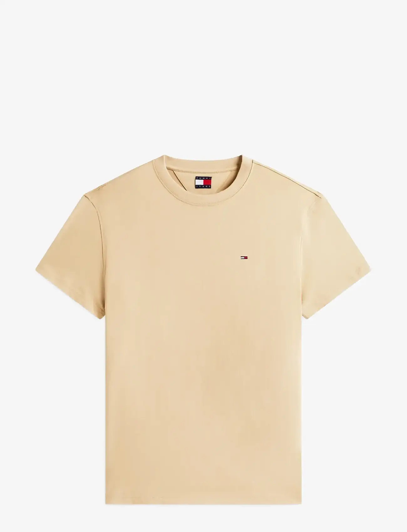 Tommy Jeans - TJM REG SFLAG SS TEE EXT - kurzärmelig - gentle gold - 1