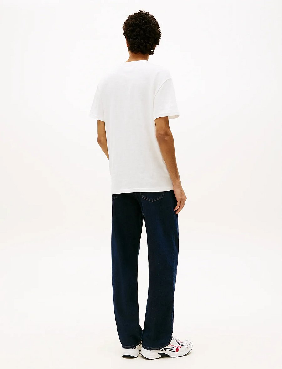 Tommy Jeans - TJM REG SFLAG SLUB SS TEE - kurzärmelig - ecru - 2