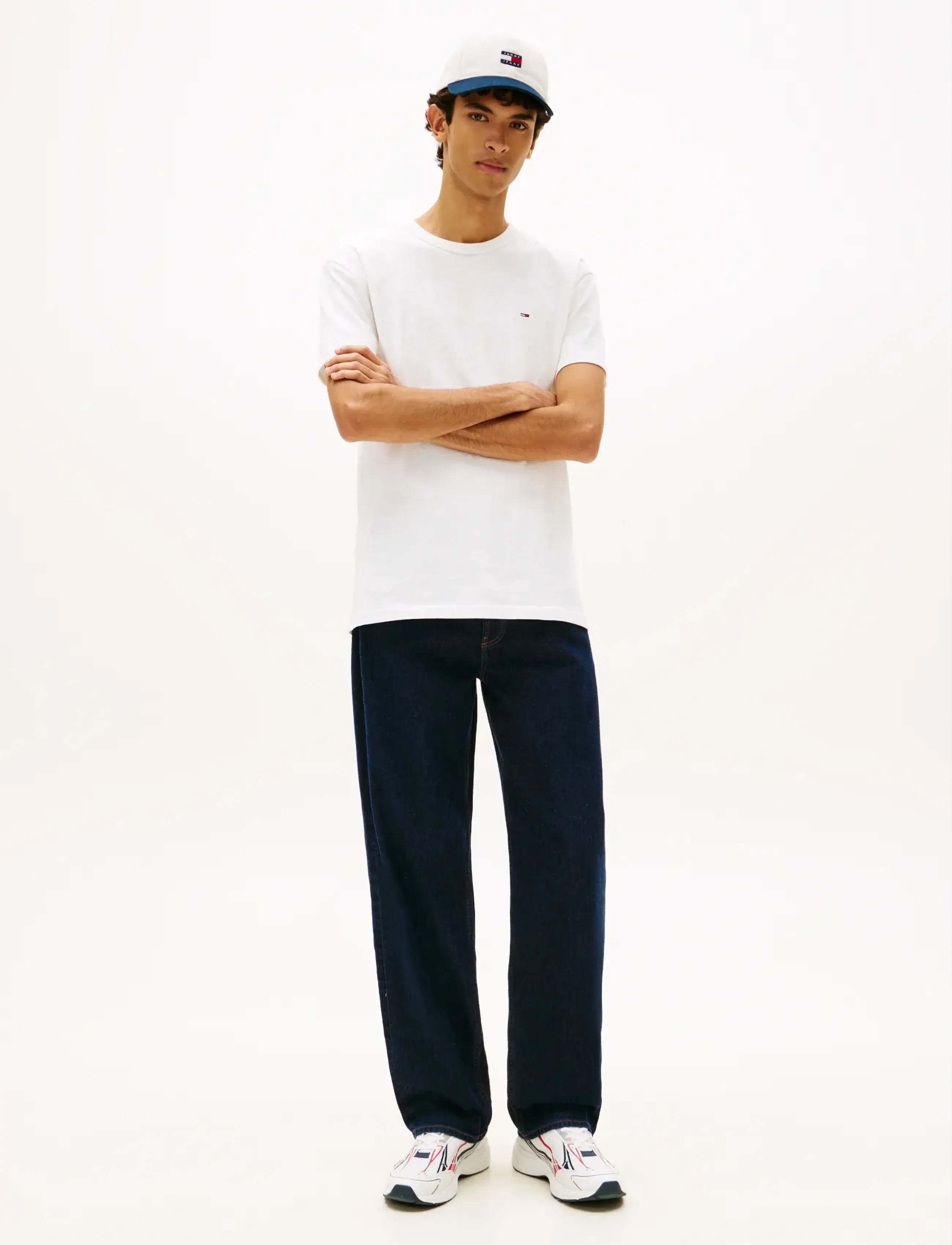Tommy Jeans - TJM REG SFLAG SLUB SS TEE - lühikeste varrukatega t-särgid - ecru - 3