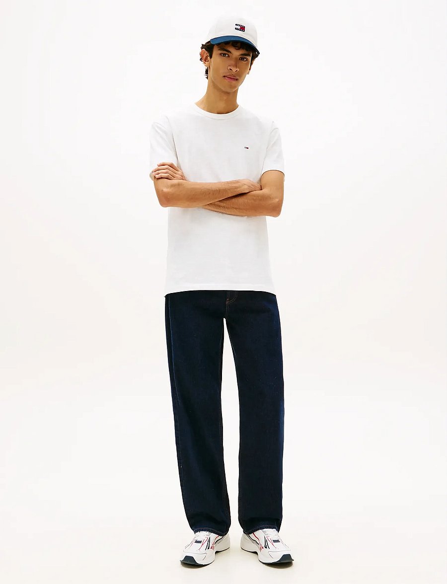 Tommy Jeans - TJM REG SFLAG SLUB SS TEE - kurzärmelig - ecru - 3