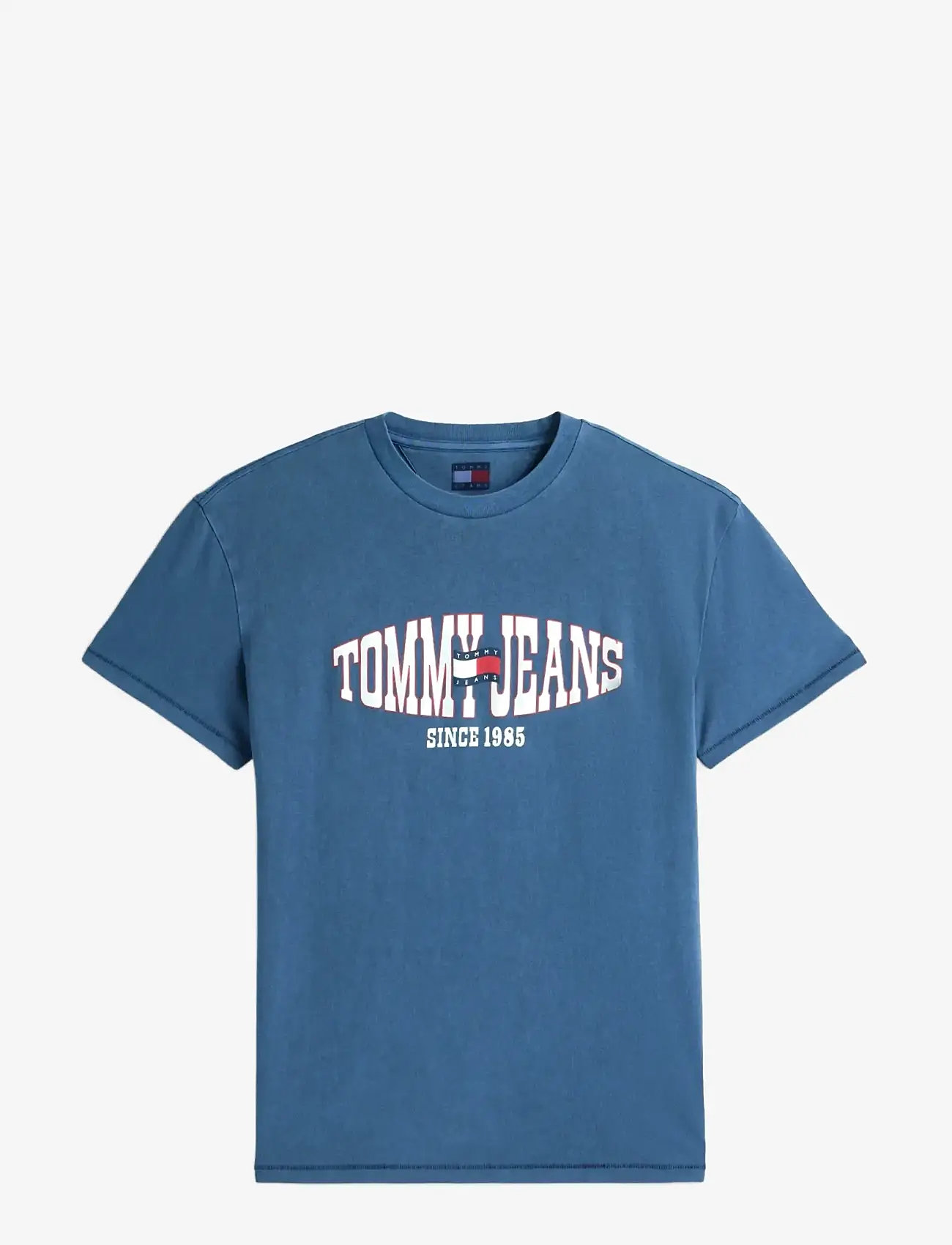 Tommy Jeans - TJM REG LA WAVING FLAG EXT - lühikeste varrukatega t-särgid - dark night navy - 1