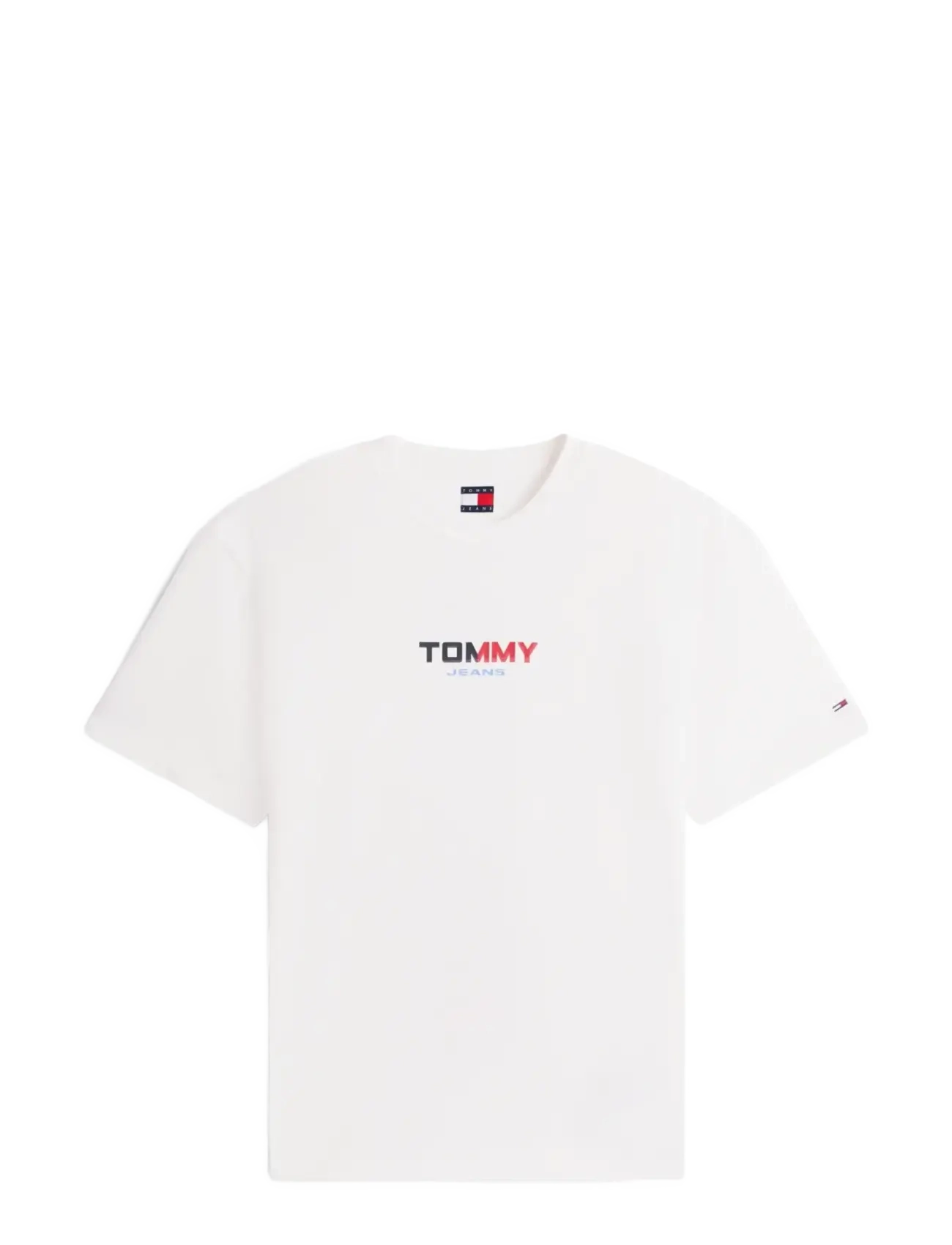 Tommy Jeans TJM RLX LA BACKPRINT SS TEE EXT - Mažiausios kainos - ECRU / white