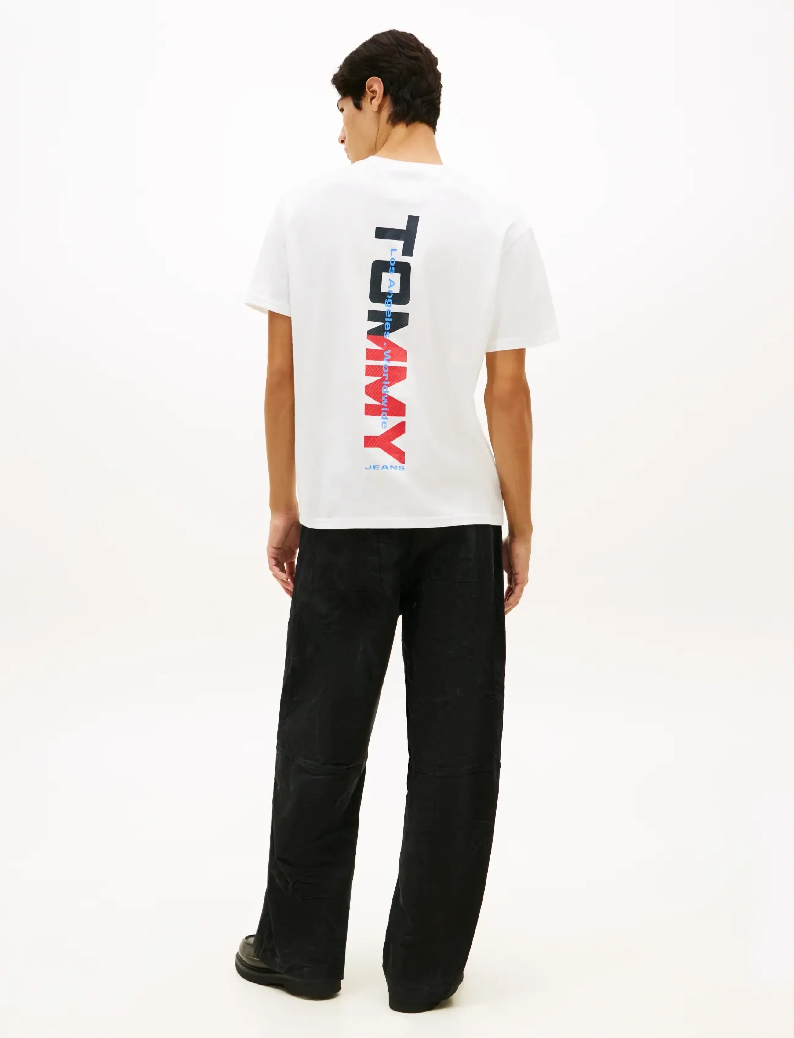 Tommy Jeans - TJM RLX LA BACKPRINT SS TEE EXT - short-sleeved t-shirts - ecru - 2